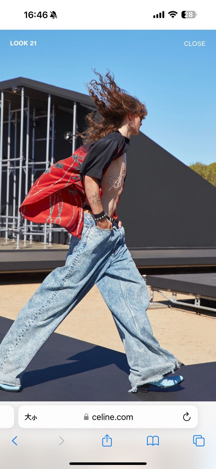 Celine × Hedi Slimane Grail-SS22 runaway western boots Size US 7 / EU 40 - 2 Thumbnail