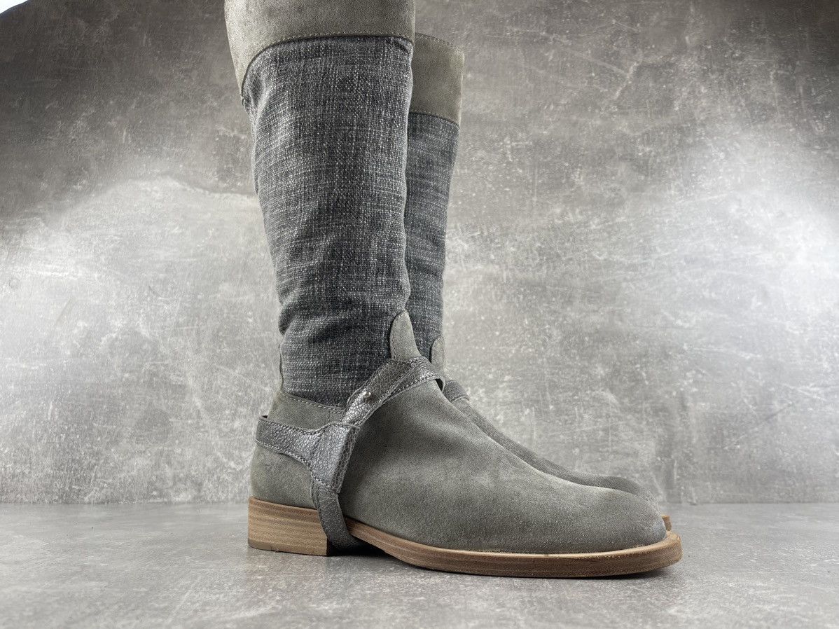 Brunello Cucinelli Brunello Cucinelli Tall Riding Archive Suede Riding Boots Size US 7 / IT 37 - 2 Thumbnail