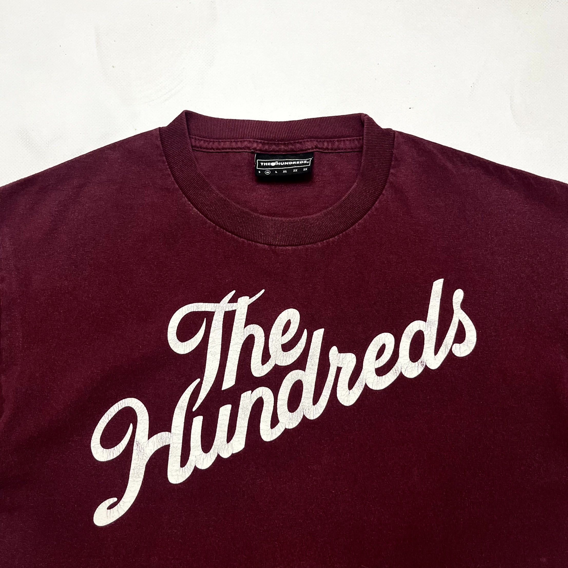The Hundreds Share Vintage The Hundreds Spellout Red T-Shirt Size M Size US M / EU 48-50 / 2 - 3 Thumbnail