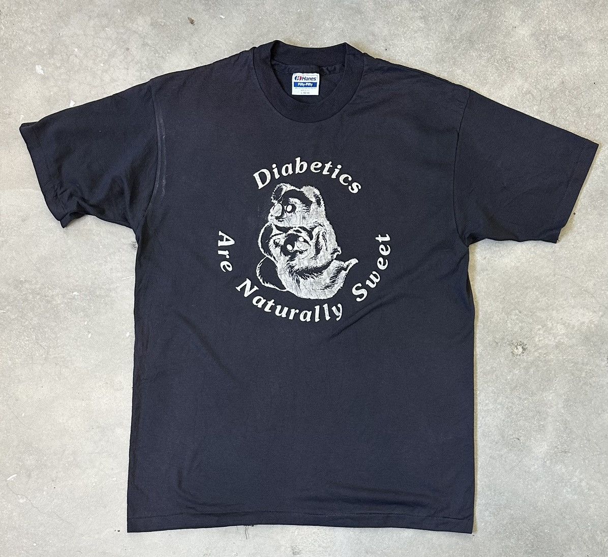 Vintage VINTAGE DIABETICS TEE Size US M / EU 48-50 / 2 - 1 Thumbnail