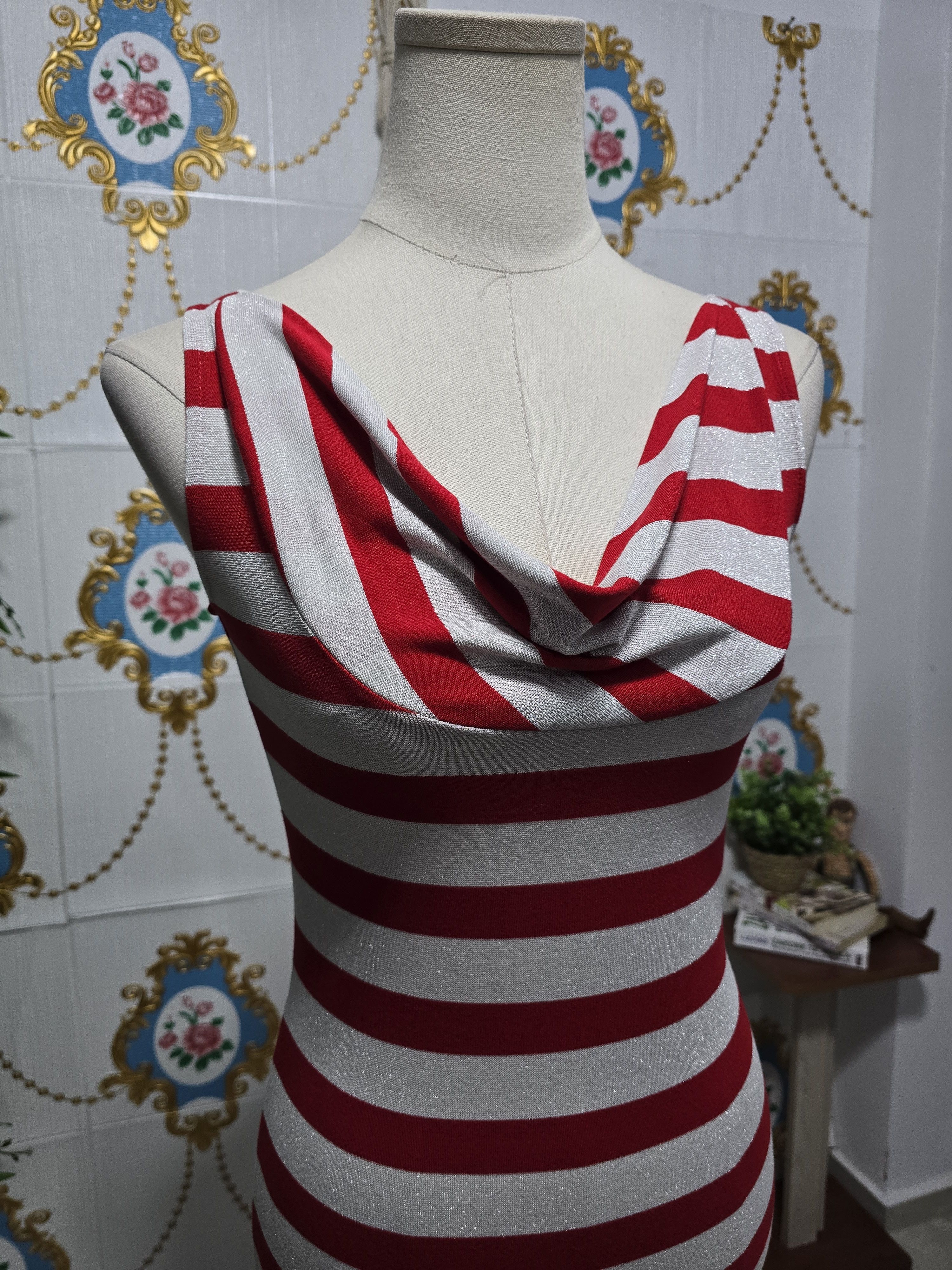Liu Jo LIU JO beachwear women xs/s , red and white long dres Size XS / US 0-2 / IT 36-38 - 3 Thumbnail