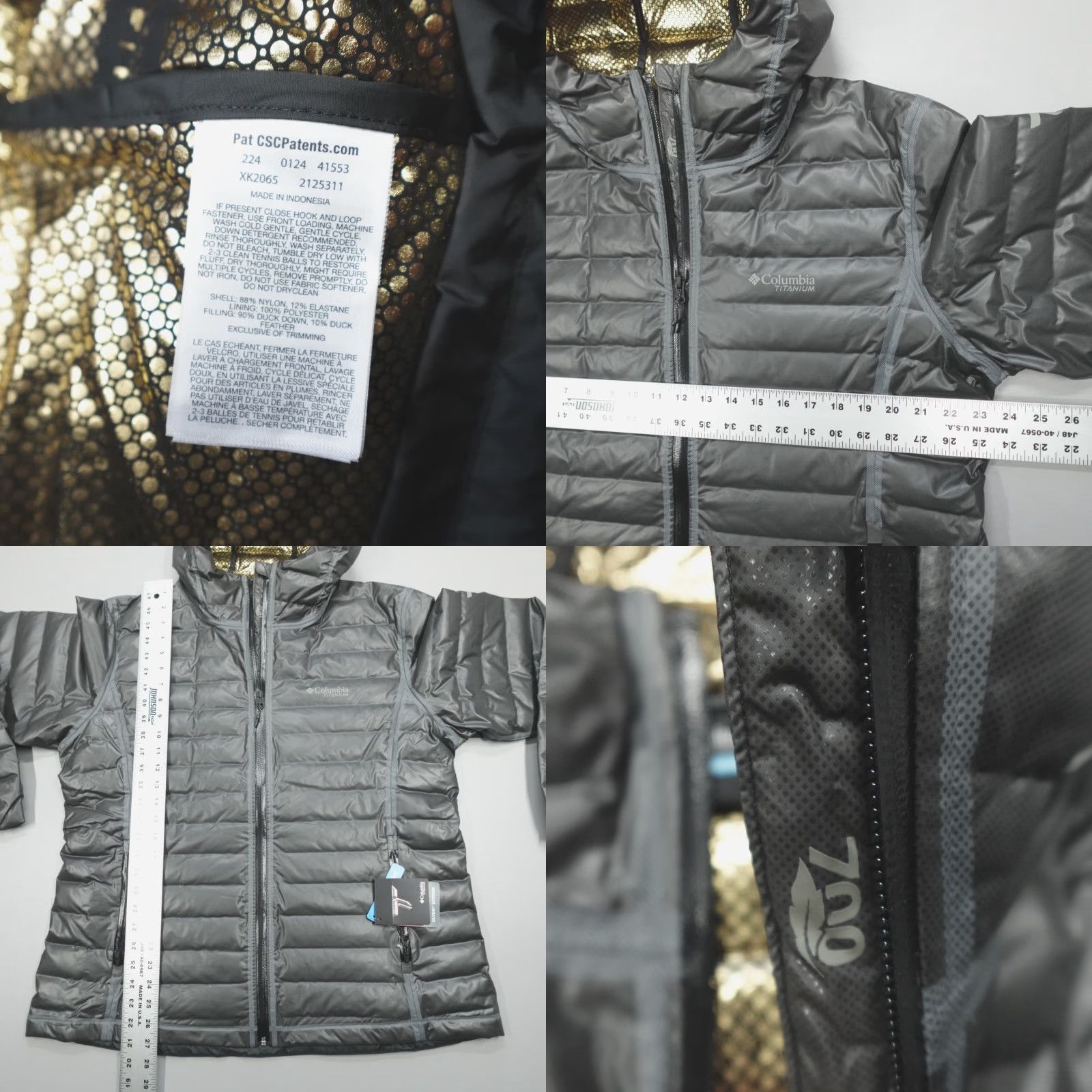Vintage Columbia Jacket Women's XL Black OutDry Extreme 700 Thunder Bay Down OutDry Extreme 700 Jacket Womens XL Black Continuous Size XL / US 12-14 / IT 48-50 - 8 Thumbnail
