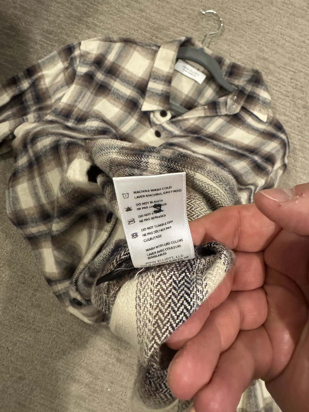 John Elliott John Elliot Plaid Overshirt Size US L / EU 52-54 / 3 - 2 Thumbnail