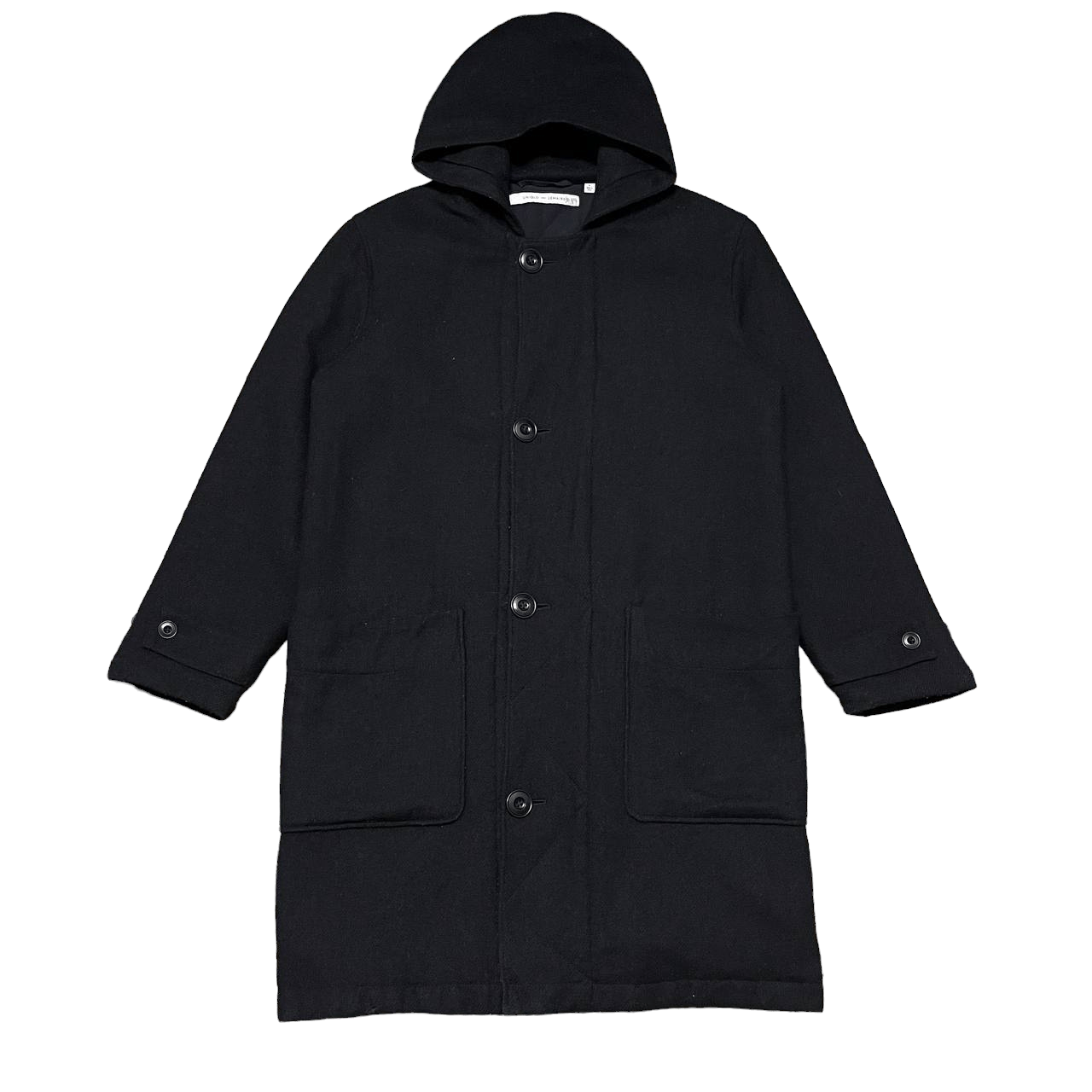 Christophe Lemaire 🔥Archive Uniqlo and Lemaire Wool Hooded Coat Size US L / EU 52-54 / 3 - 1 Thumbnail