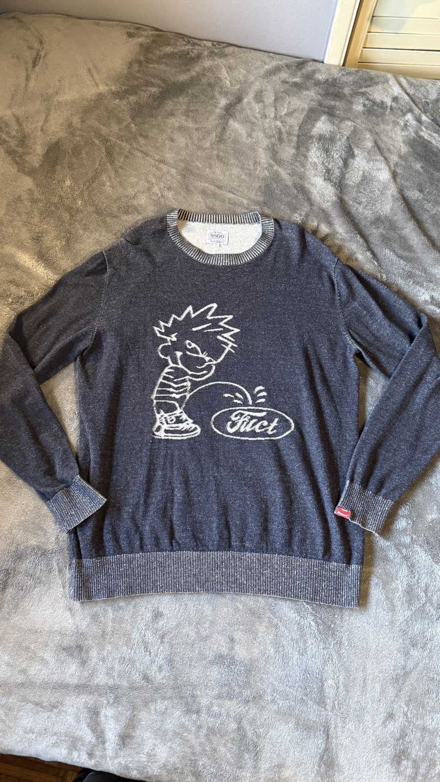 FUCT FUCT X SSDD Calvin Ford “Pissed On” Sweater Size US L / EU 52-54 / 3 - 1 Thumbnail