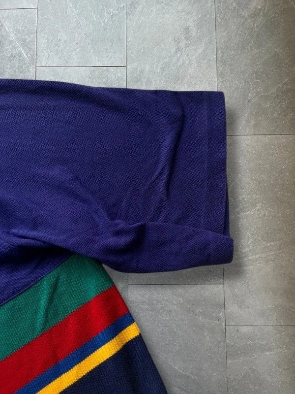 Polo Ralph Lauren Polo Ralph Lauren Size M Polo Shirt Color Block Fine Cotton Size US M / EU 48-50 / 2 - 7 Thumbnail
