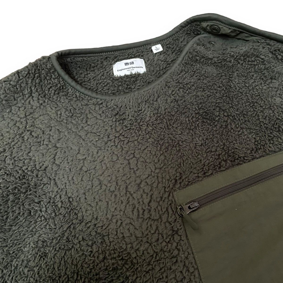 Engineered Garments 🇯🇵 ENGINEERED GARMENTS X UNIQLO DEEP PILE FLEECE JACKET Size US L / EU 52-54 / 3 - 3 Thumbnail
