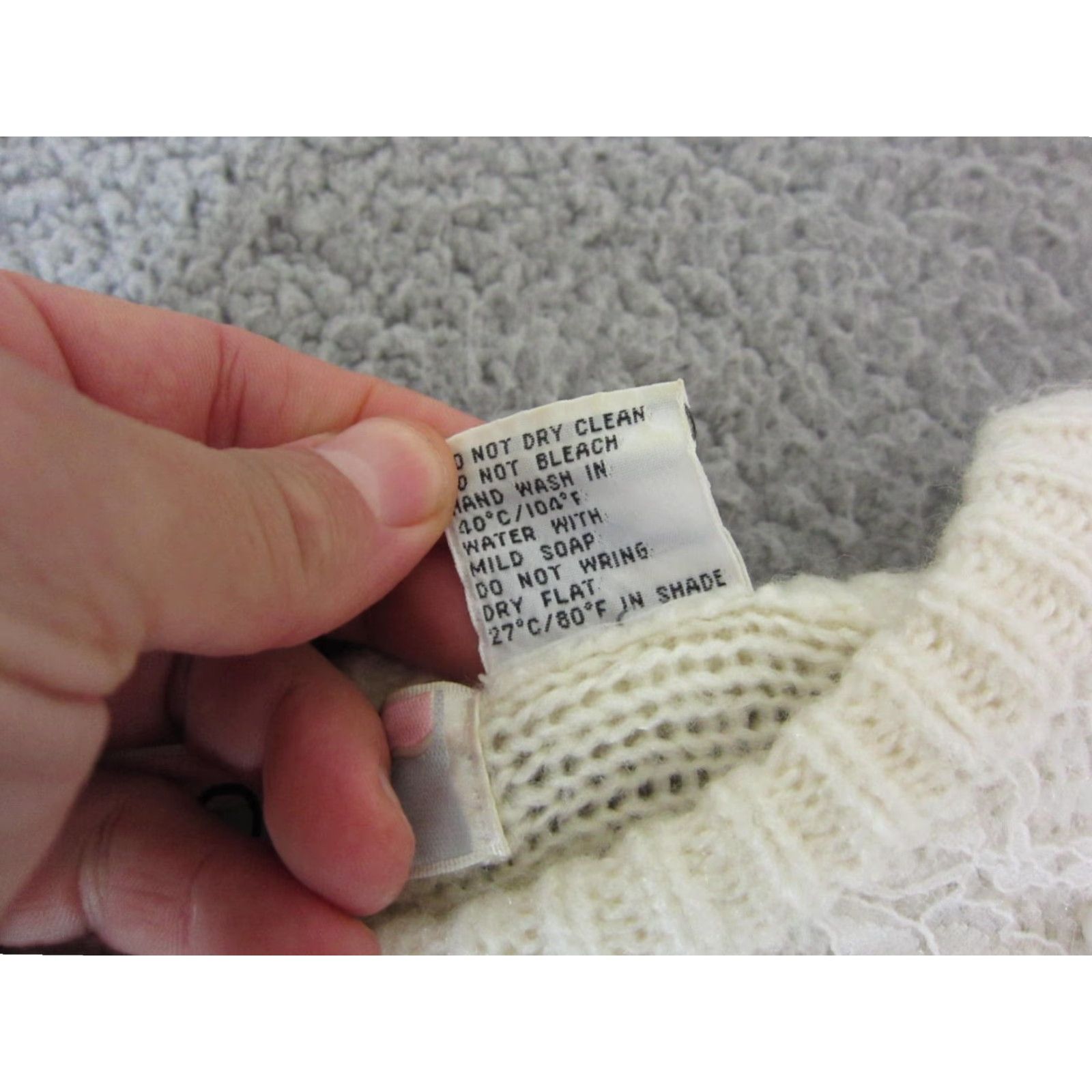 VINTAGE Kocal Sweater Womens S Ivory Crew Knit Sequin 70s 80s Pullover 80s Ladies Mens Womens
