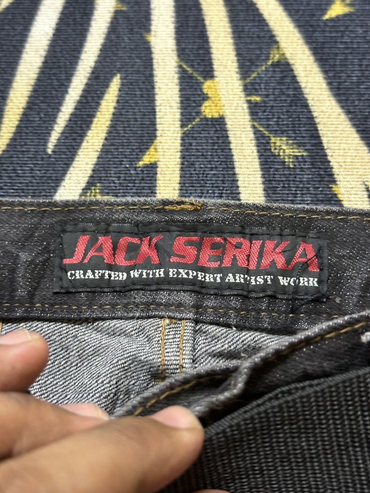 Jack Wolfskin Vintage Jack Serika Baggy With Belt Cargo Tactical Denim Size US 30 / EU 46 - 8 Thumbnail