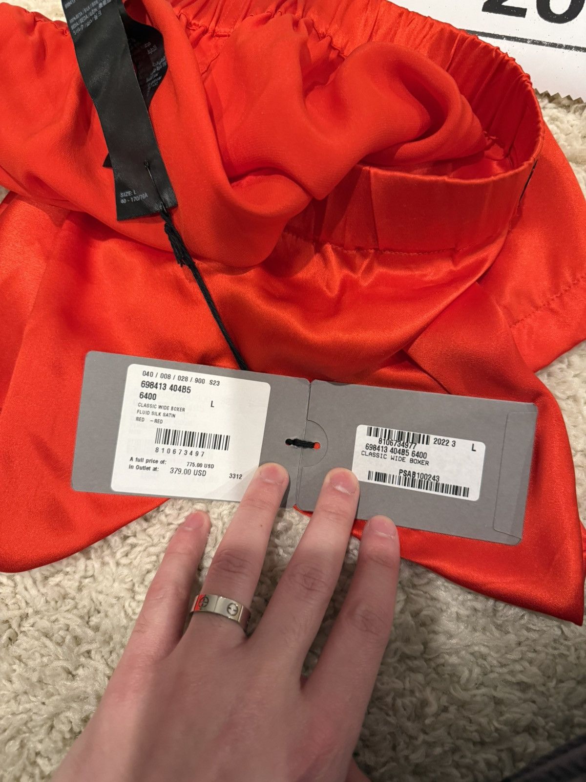 Balenciaga Balenciaga Silk Boxers Size 32 - 8 Thumbnail
