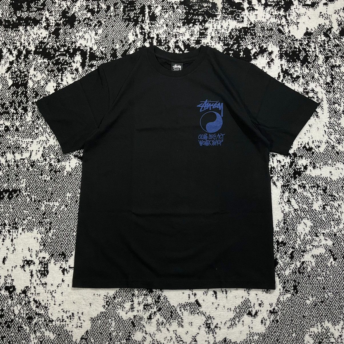 Stussy STUSSY OL FRAME PIGMENT DYED TEE IN BLACK - L Size US L / EU 52-54 / 3 - 3 Thumbnail