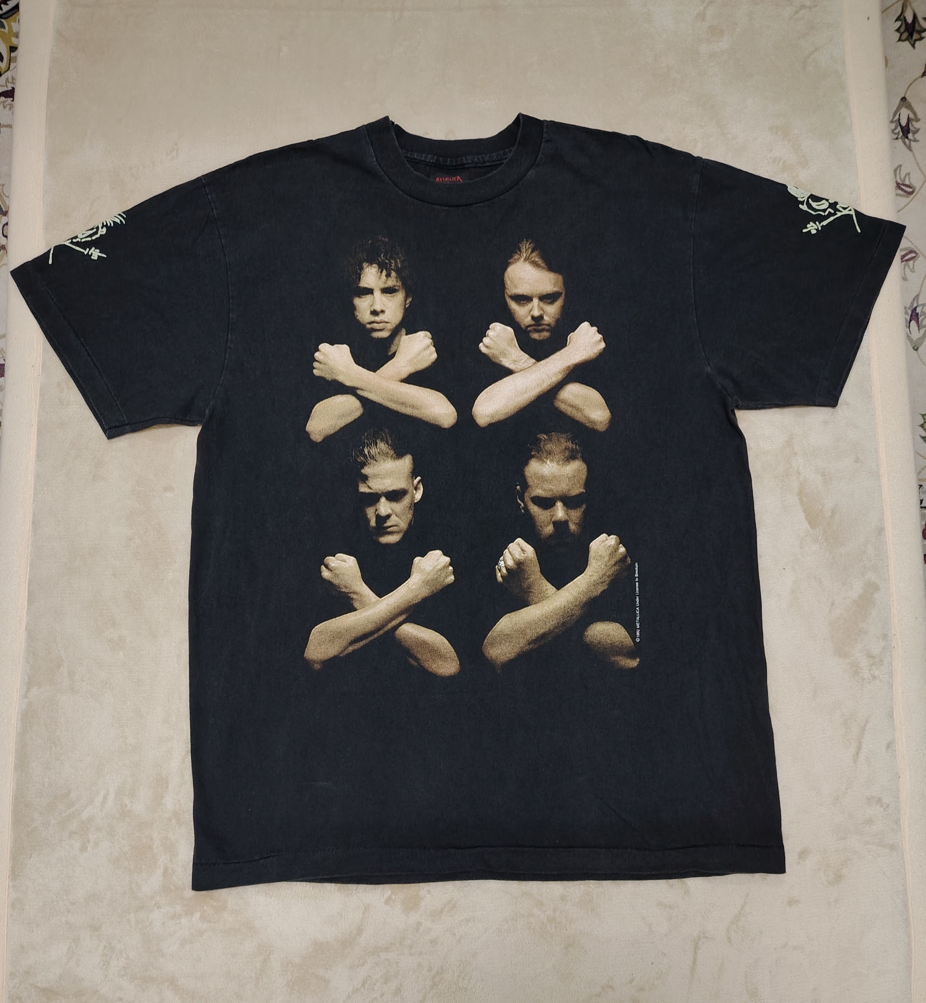 Metallica Vintage 1992 METALLICA - Birth School Death T-Shirt Size US L / EU 52-54 / 3 - 10 Thumbnail