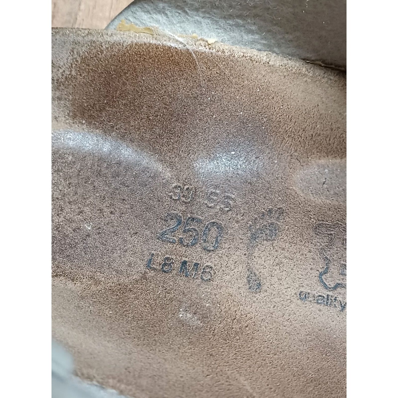 Birkenstock Birkenstock Fussbett 250 Beige W 8 M Mens Casual Slip-On Sandals Size US 6 / EU 39 - 7 Thumbnail