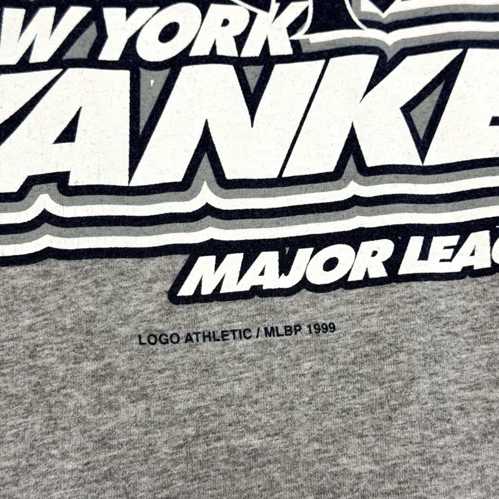 Logo Athletic VINTAGE New York Yankees Shirt Mens Large Gray Logo Athletic MLB 90s T-Shirt Size US L / EU 52-54 / 3 - 3 Thumbnail