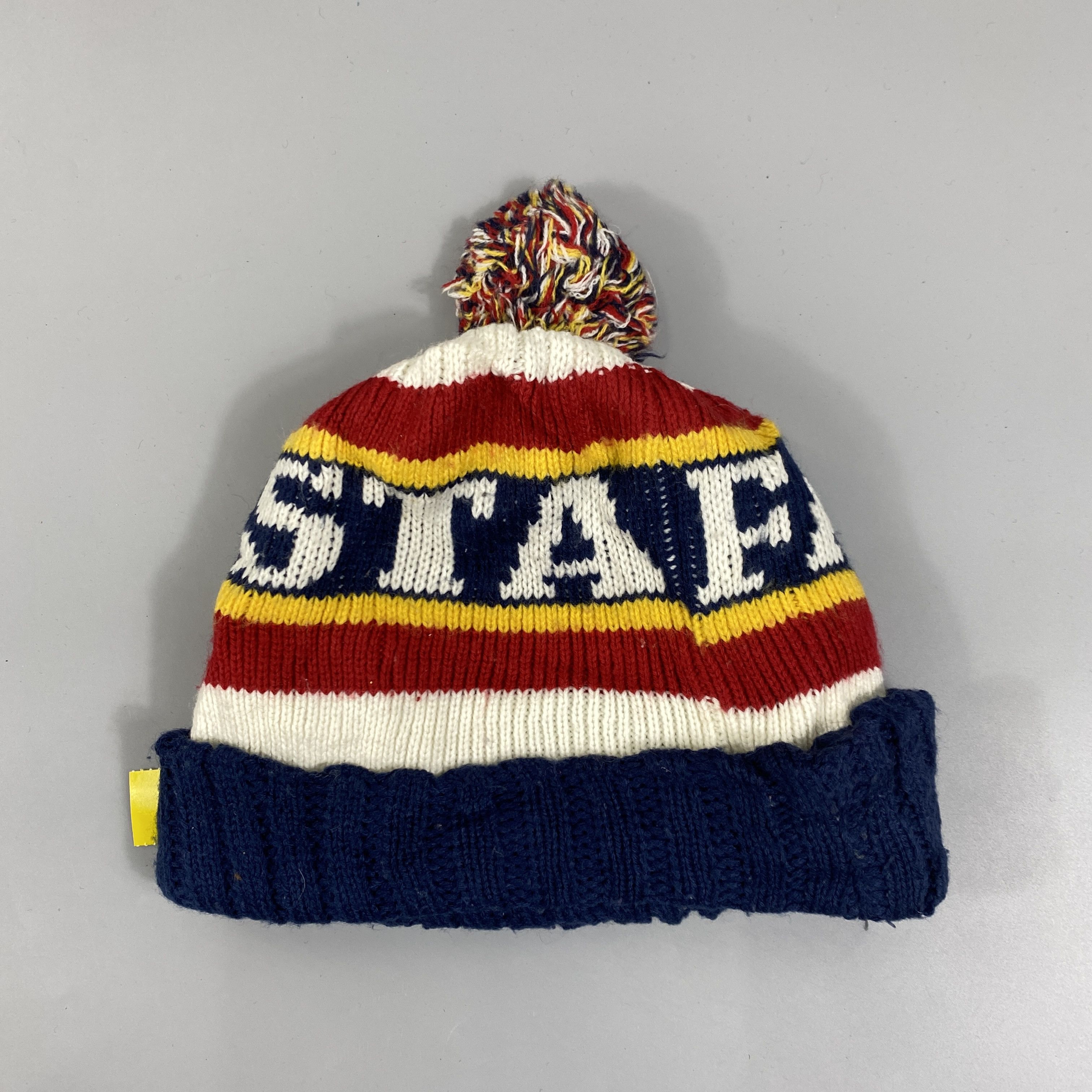 Japanese Brand Wording Multicolor Beanie Hat -BN1117 Size ONE SIZE - 7 Thumbnail