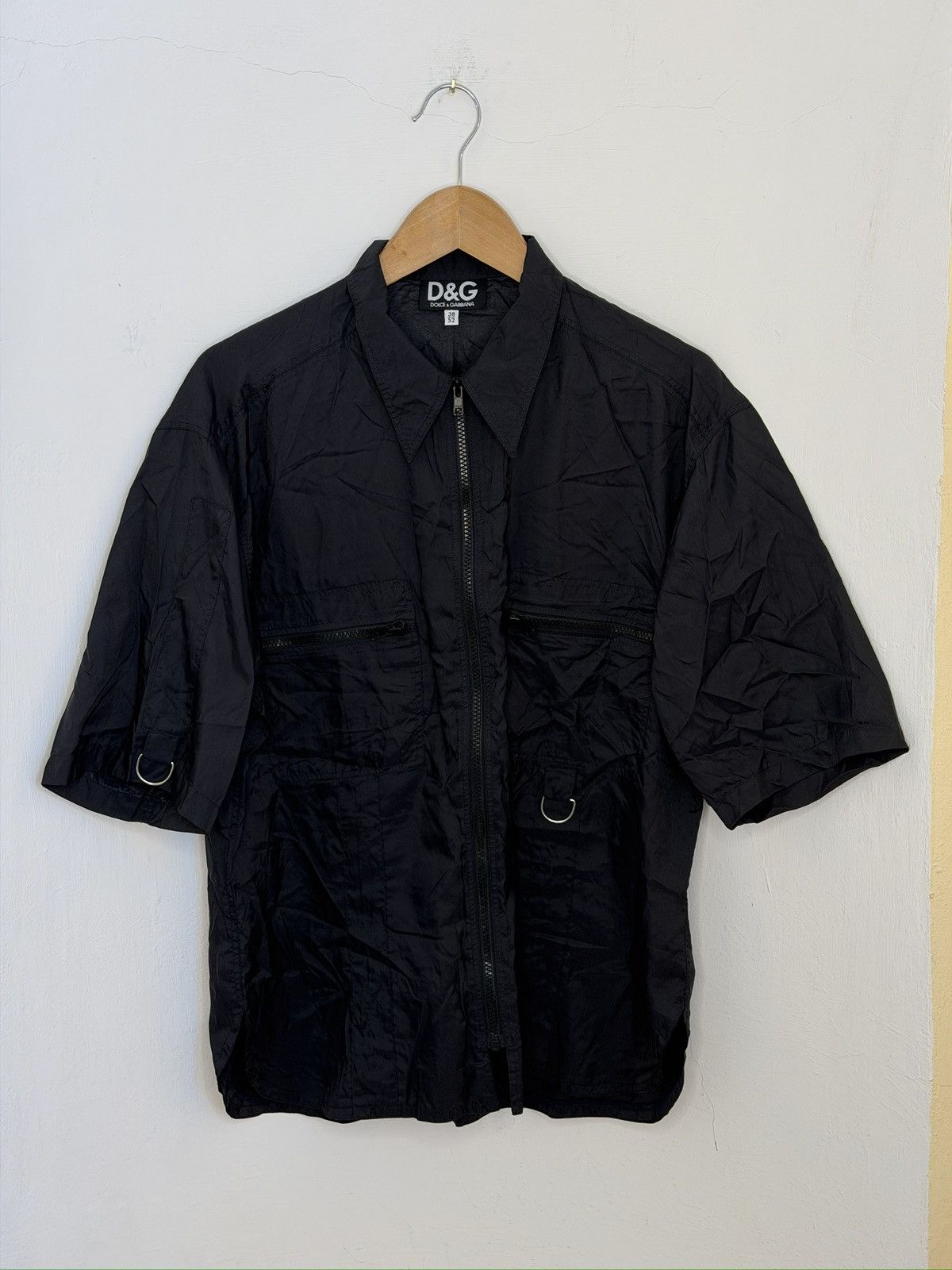 Dolce & Gabbana SS96 Archive Dolce & Gabbana Nylon Shirt Men‘s Size M Size US M / EU 48-50 / 2 - 2 Thumbnail