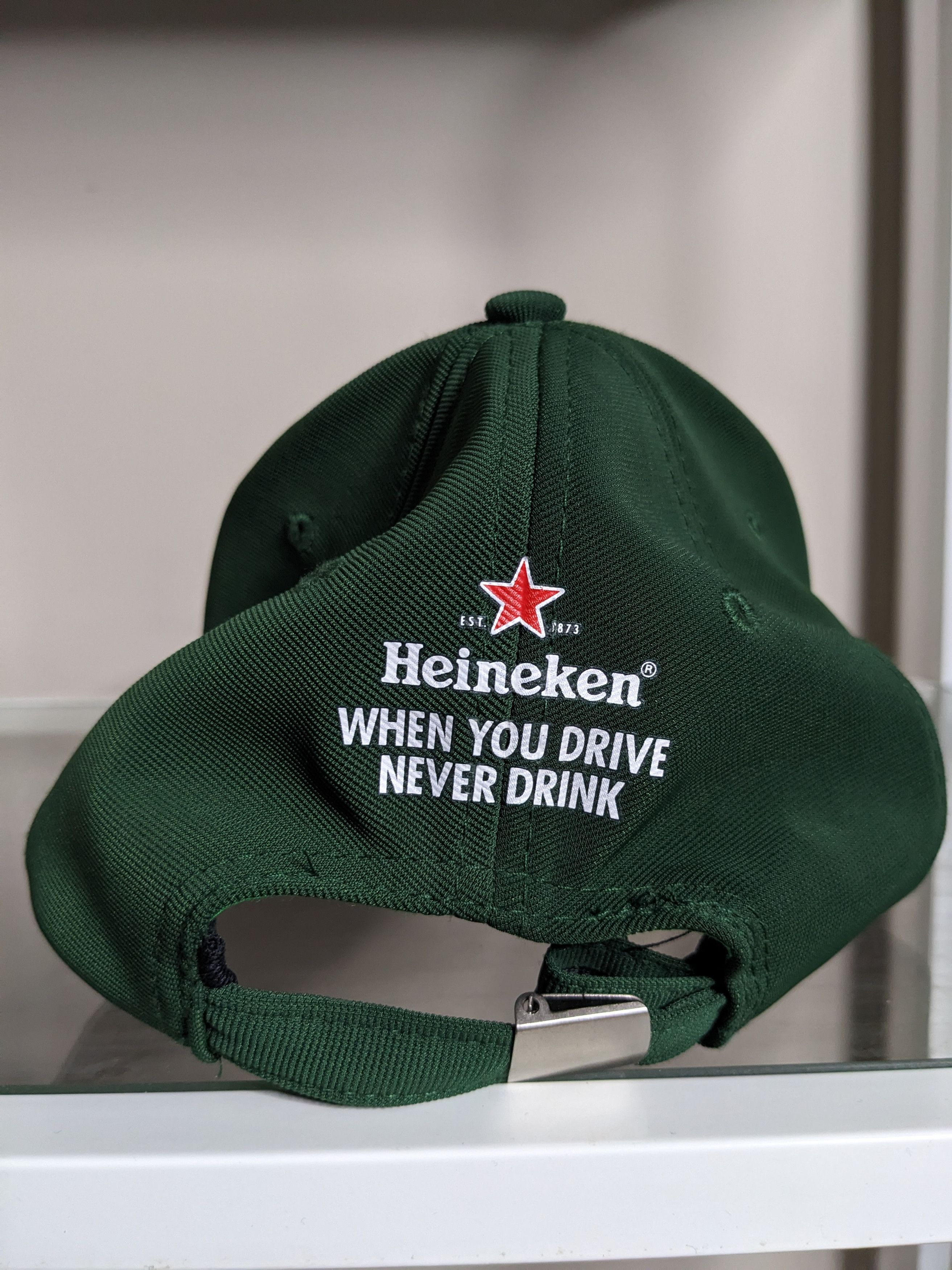 Formula 1 Formula 1 Heineken Hat Cap F1 OS Adjuastable Strapback Size ONE SIZE - 4 Thumbnail