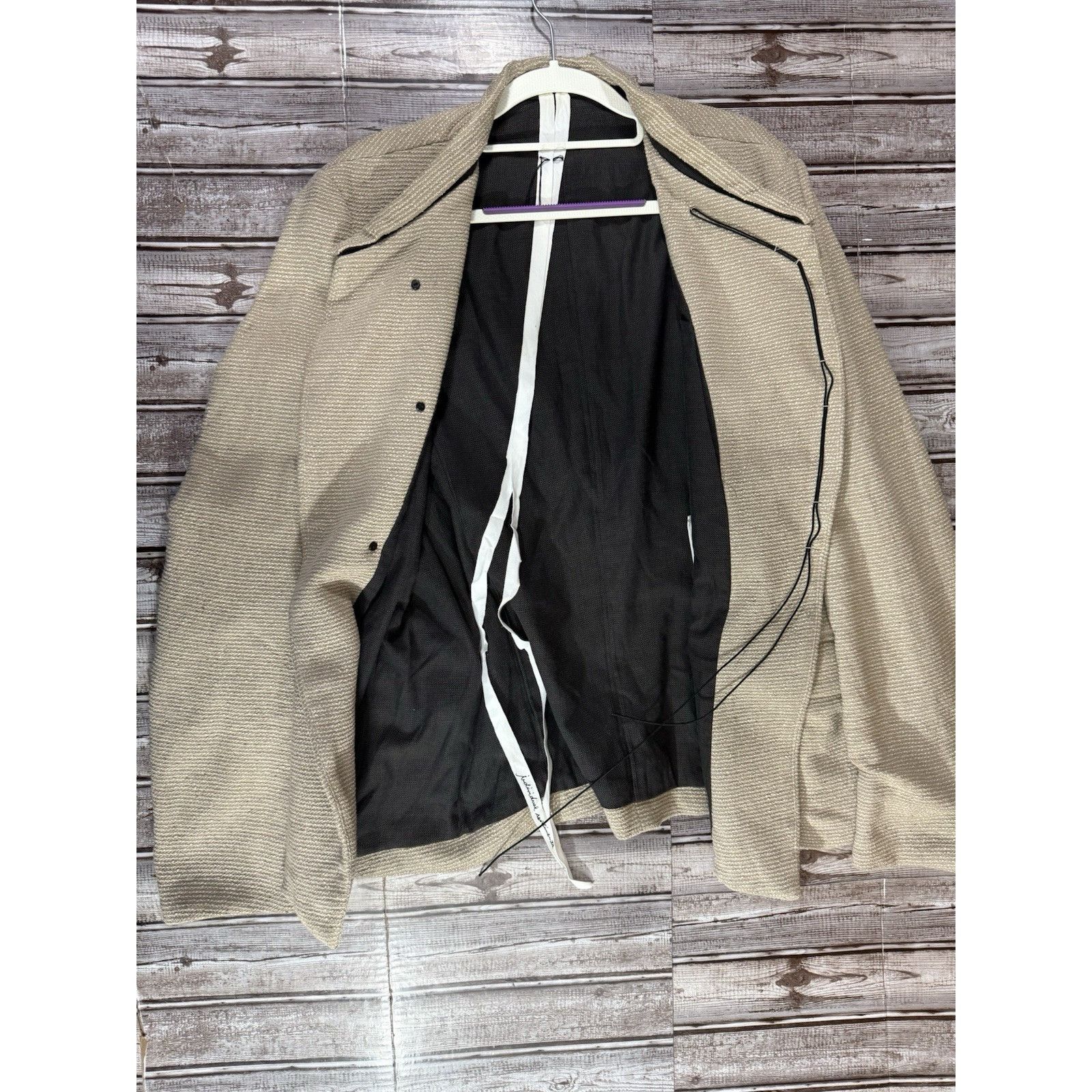 Comme des Garcons Individual Sentiments Tailored Jacket Blazer sz 1 color Tan Size US S / EU 44-46 / 1 - 8 Thumbnail