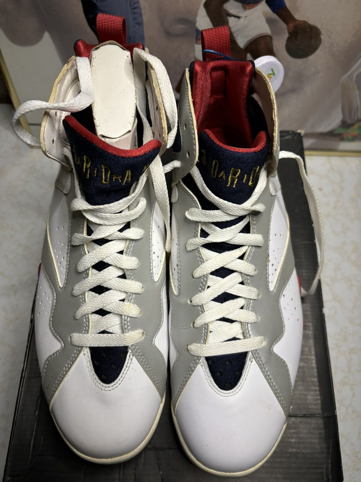 Jordan Brand Air Jordan 7 Retro 2012 Olympic 2012 Size US 10 / EU 43 - 2 Thumbnail
