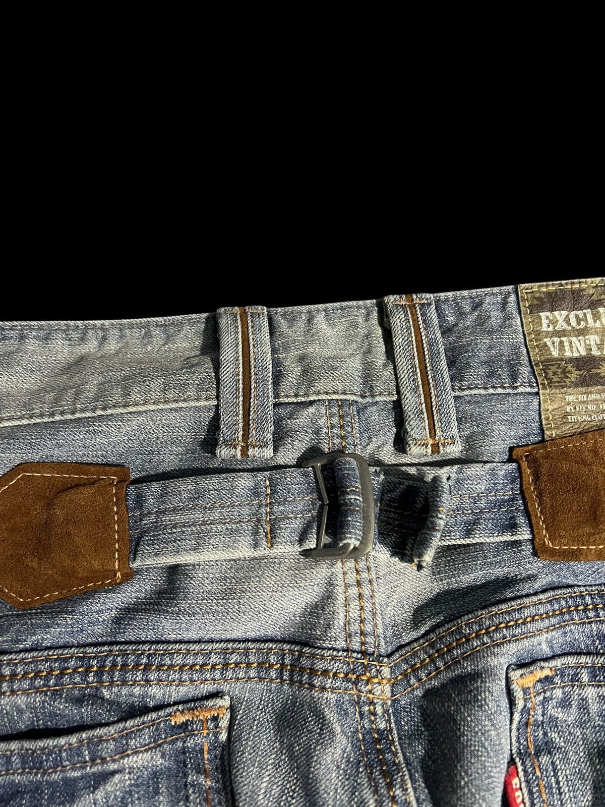 Edwin × If Six Was Nine × Le Grande Bleu (L.G.B.) 💥BAGGY💥EDWIN EXCLUSIVE VINTAGE WASHED FADED JEANS Size US 32 / EU 48 - 13 Thumbnail