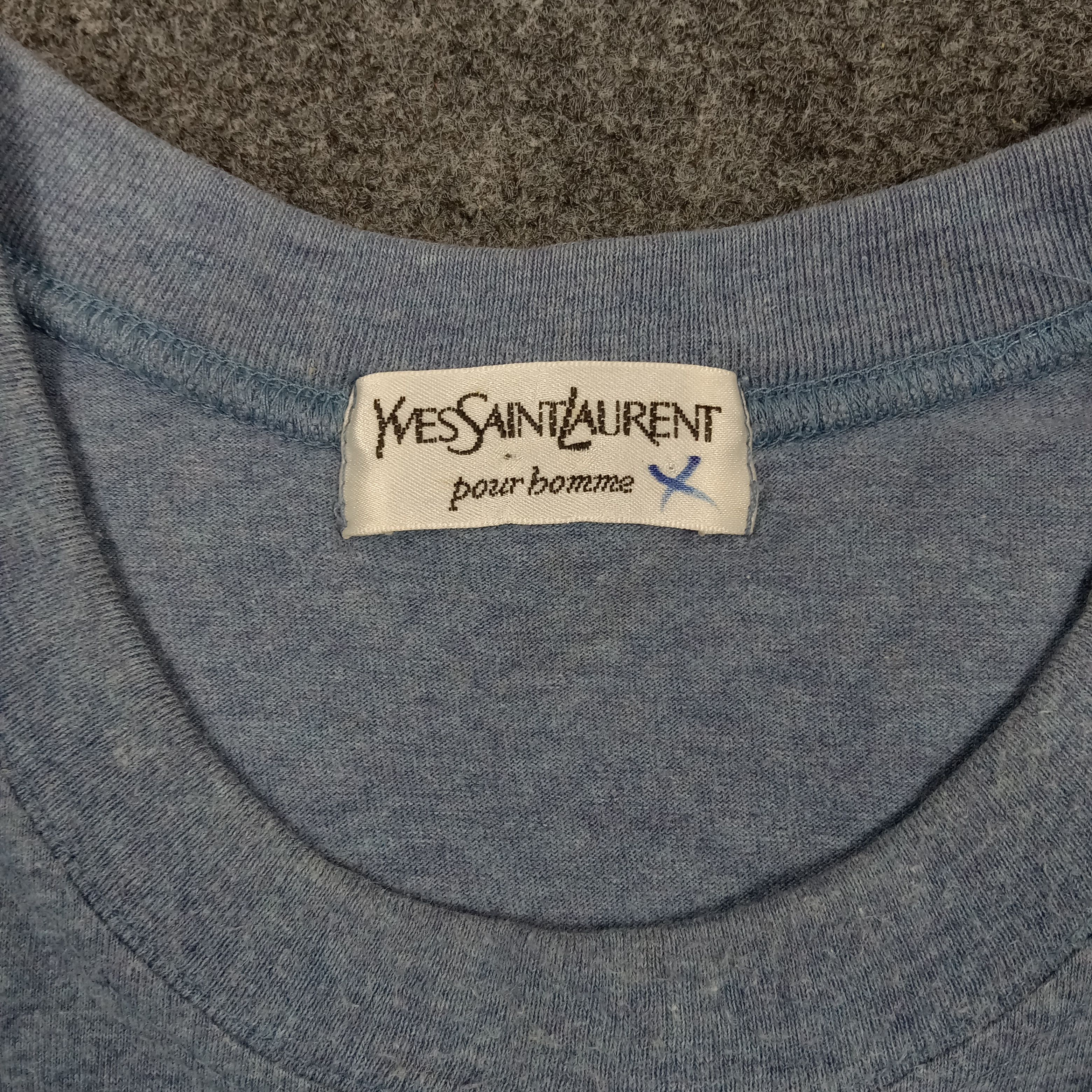 Yves Saint Laurent Yves Saint Laurent YSL Designer Tshirt C294N15 Size US S / EU 44-46 / 1 - 3 Thumbnail