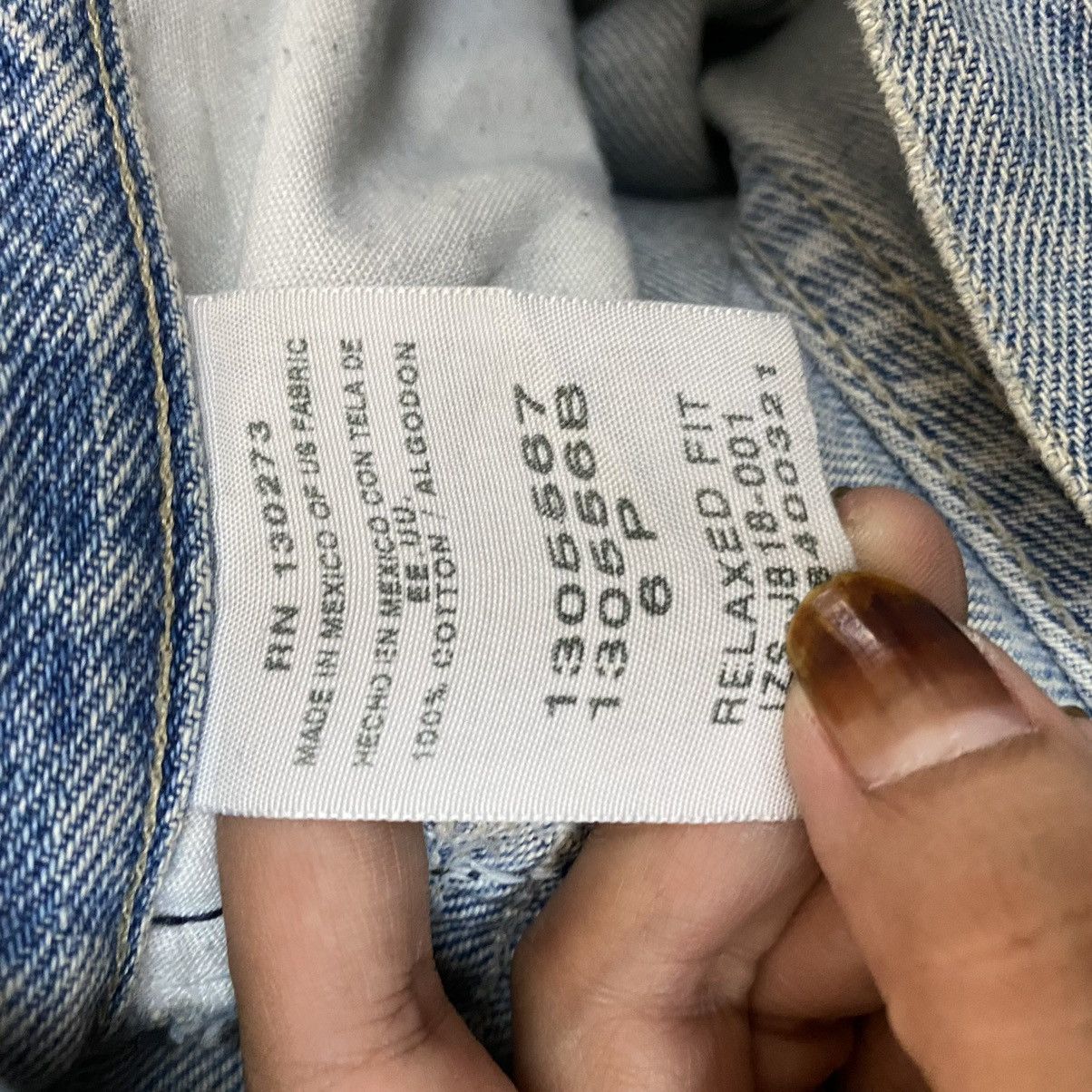 Japanese Brand × Lee 💥LEE RELAXED PAINTER CUSTOM DENIM JEAN Size US 29 - 13 Thumbnail