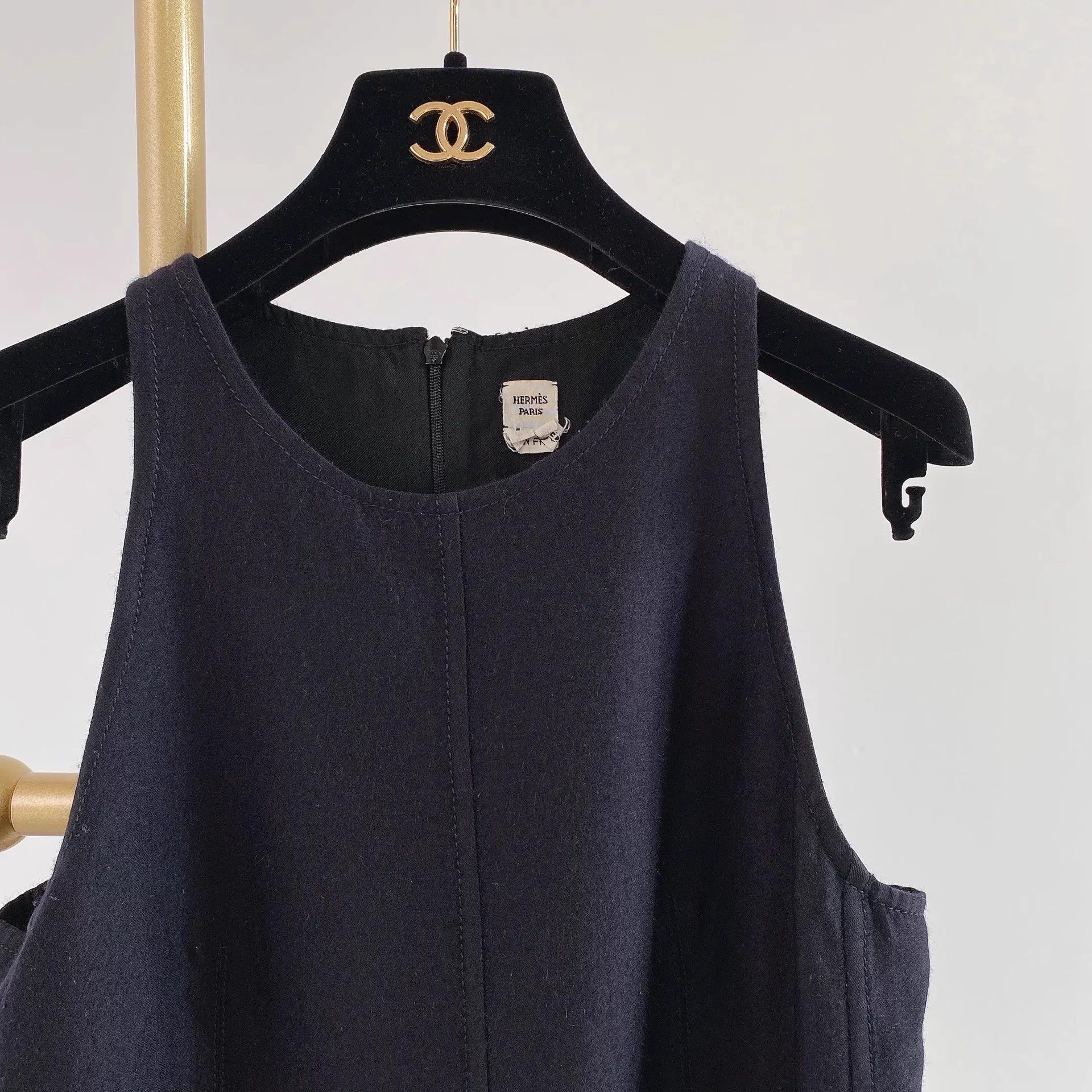 Hermes Hermes pre-owned black wool dress 36 Size XS / US 0-2 / IT 36-38 - 3 Thumbnail