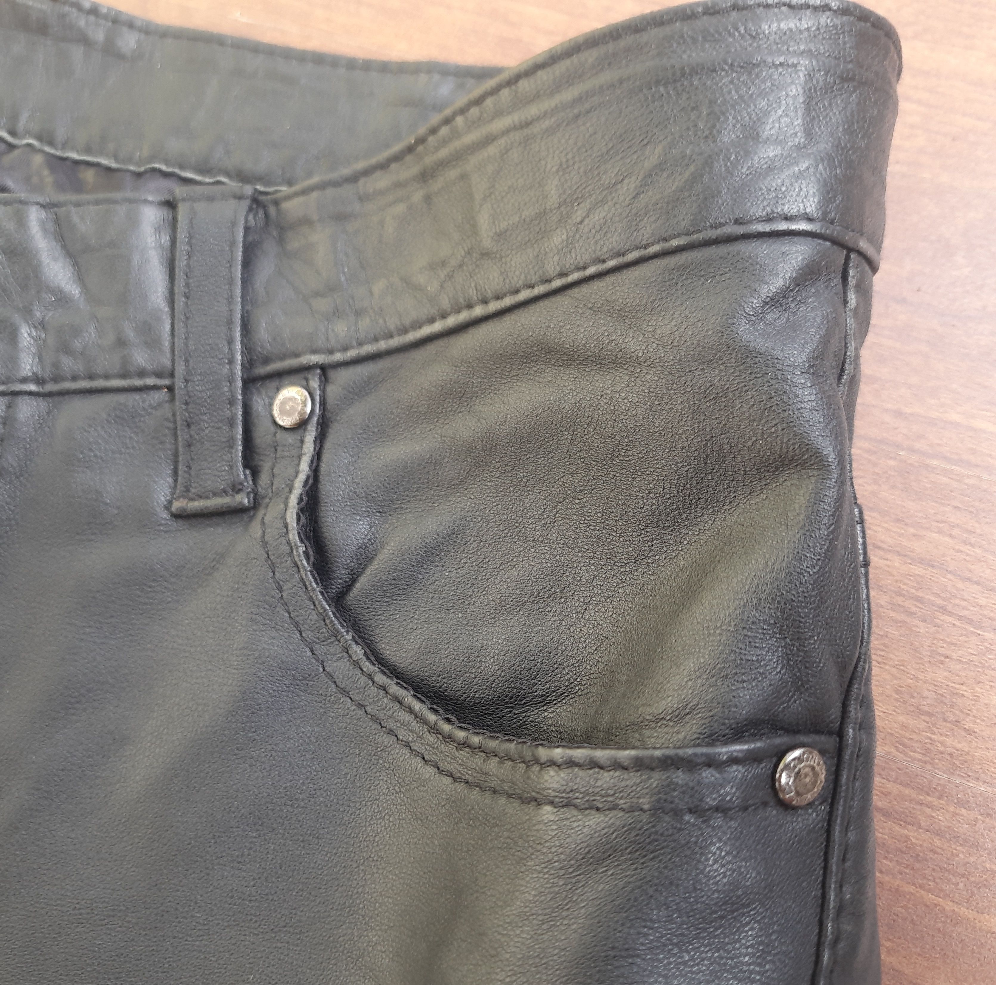 Beauty Beast Y2K No Label Leather Pants Japan Grunge Size US 30 / EU 46 - 9 Thumbnail