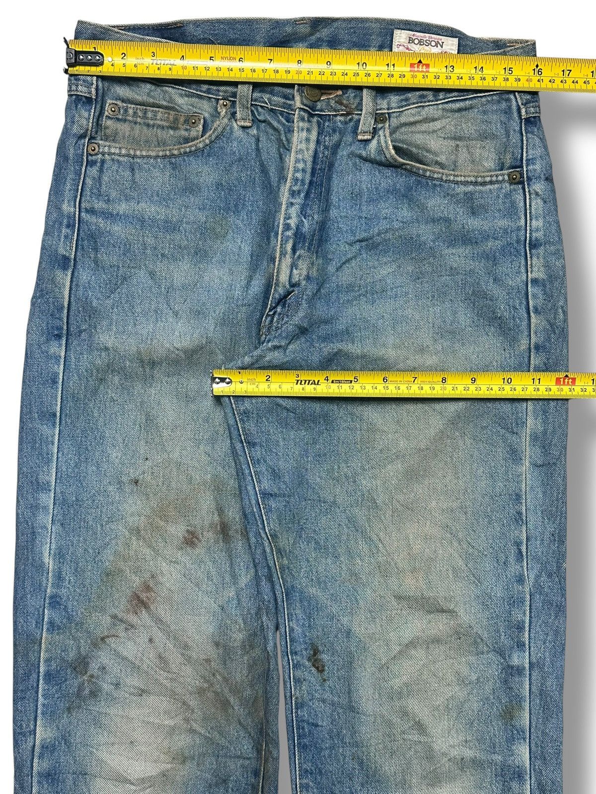 Japanese Brand Bobson Vintage Baggy Loose Style With Faded and Mudwash Size US 32 / EU 48 - 17 Thumbnail