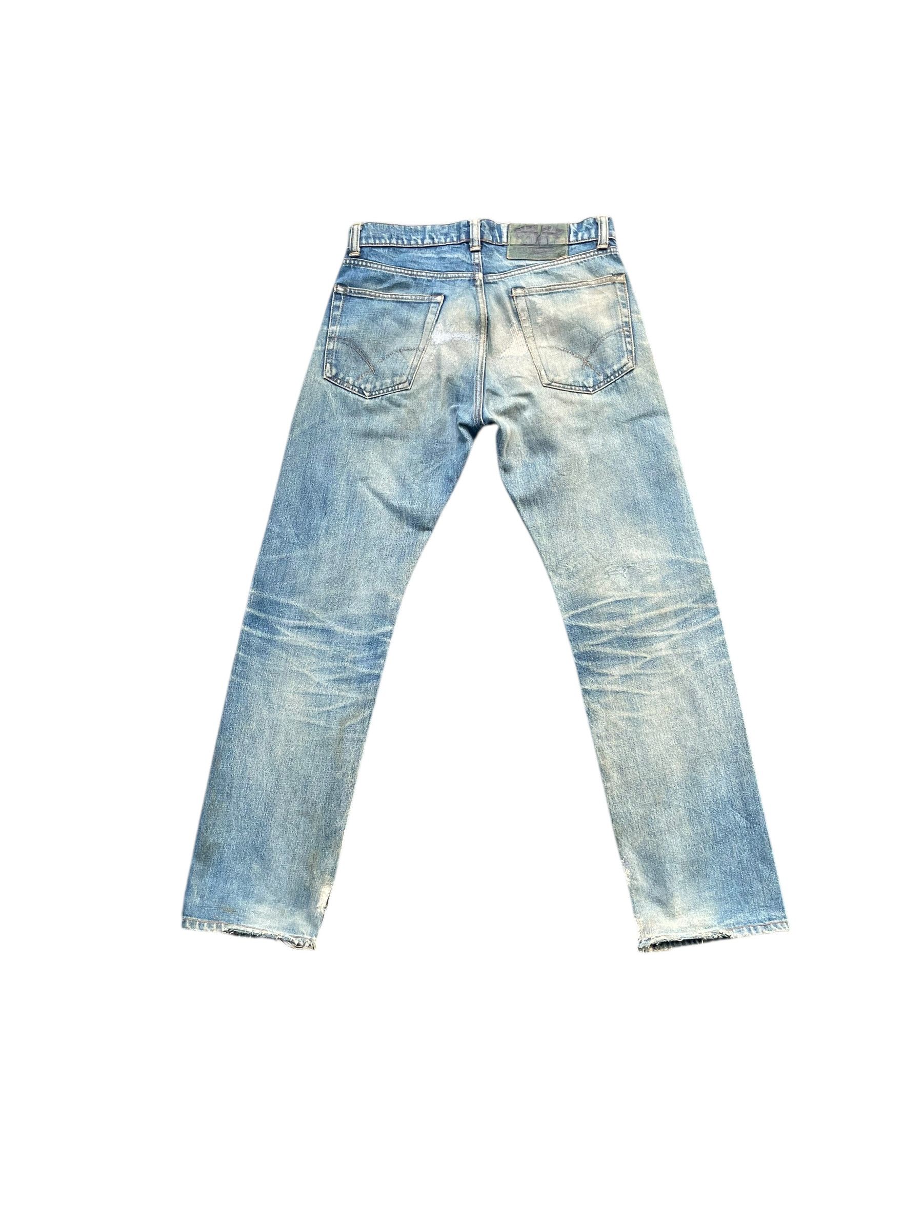 HRMTG Japan Vintage HR Market Selvedge Distresed Denim Size US 31 - 5 Thumbnail