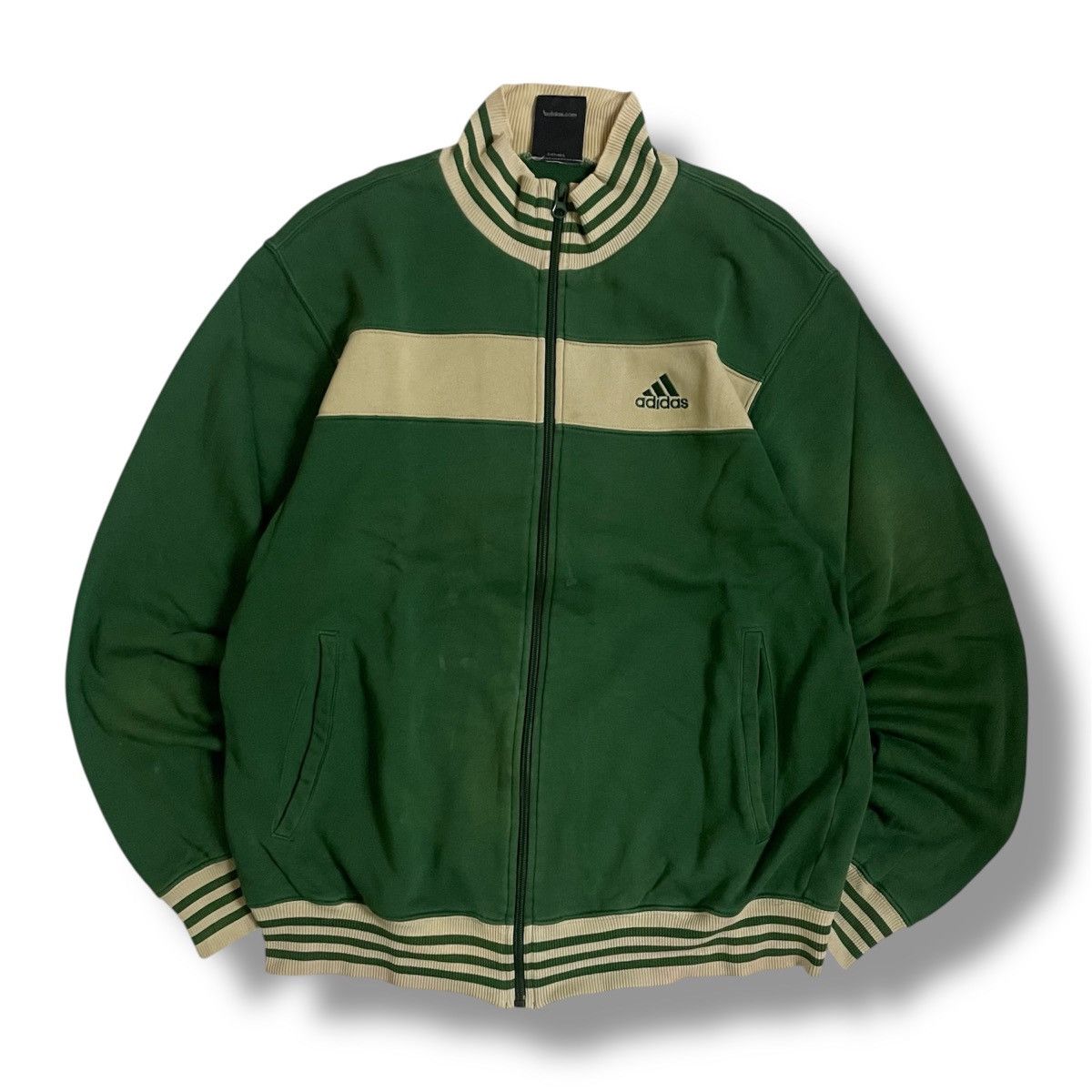 Adidas Vintage classic Adidas Jacket Zipper with collar Size US L / EU 52-54 / 3 - 1 Thumbnail