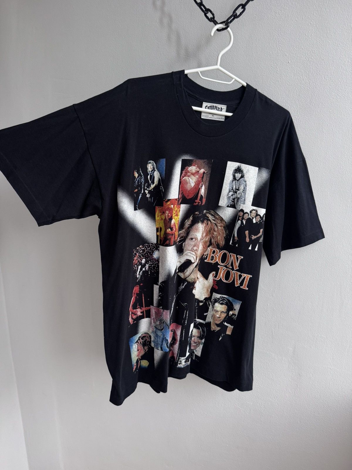 Band Tees Bon Jovi 1999 Vintage 90s Overprinted T Shirt Tee Band Tees Size US XL / EU 56 / 4 - 3 Thumbnail