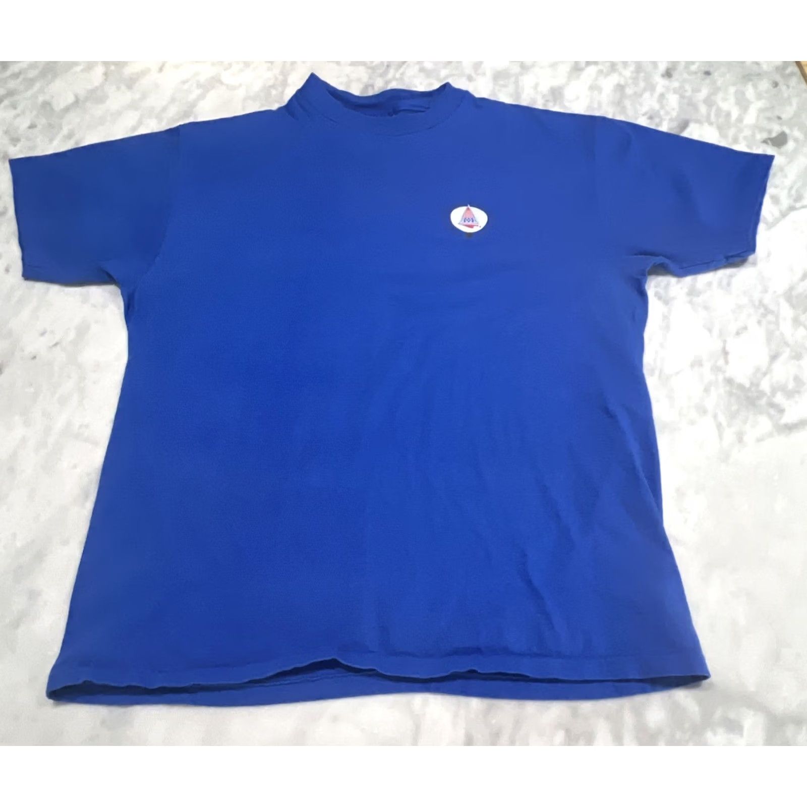 Vintage VINTAGE America’s Cup Challenge Shirt L Blue 1987 Newport Ca Short Sleeve Cotton Mens Size US L / EU 52-54 / 3 - 7 Thumbnail