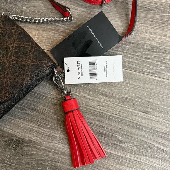 Nine West NWT Nine West Springy Mini Brown Cyber Red Crossbody Bag Pur Size ONE SIZE - 2 Thumbnail