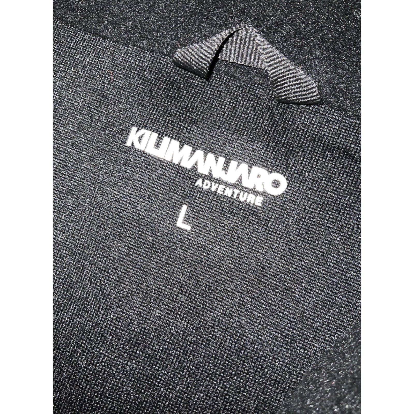 Vintage Kilimanjaro Jacket Mens Fleece Zip Outdoor Hiking Marmolata Rhino Adventure Sz. L Black Size US L / EU 52-54 / 3 - 5 Thumbnail