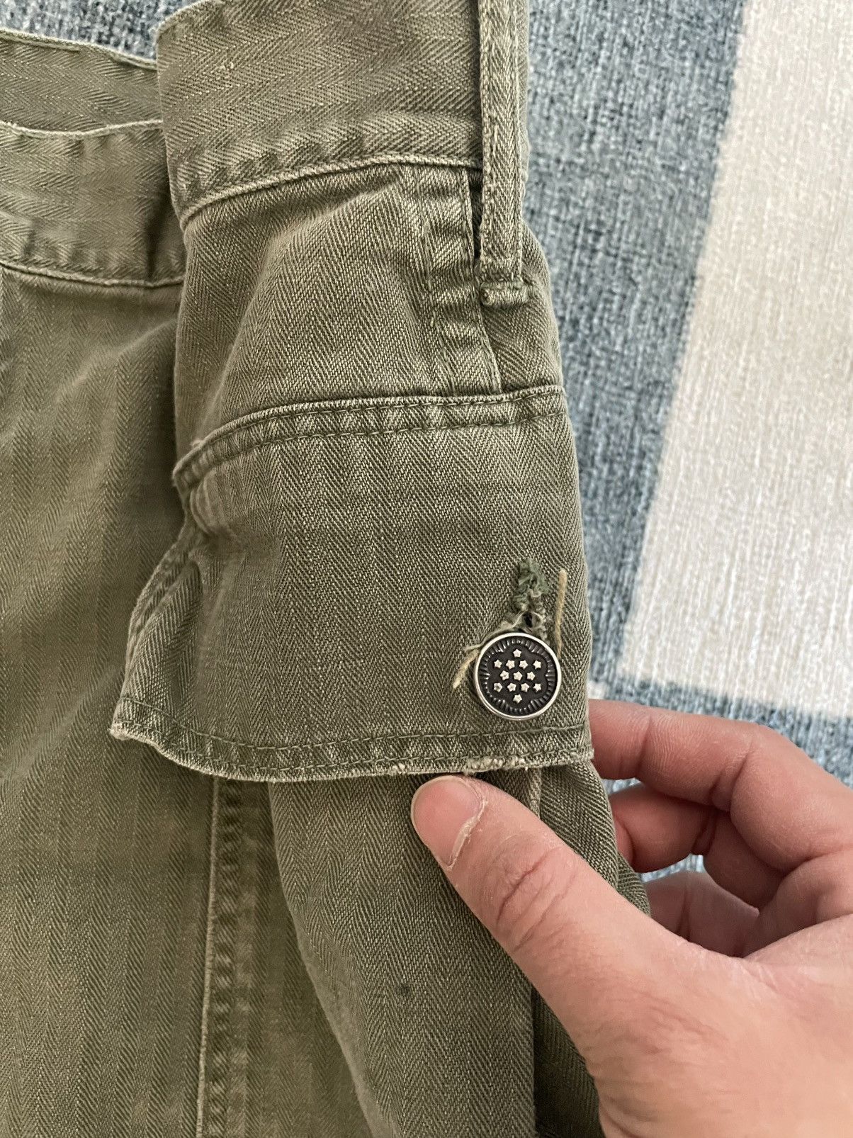 Vintage Vtg HBT P44 Pants Size US 31 - 5 Thumbnail