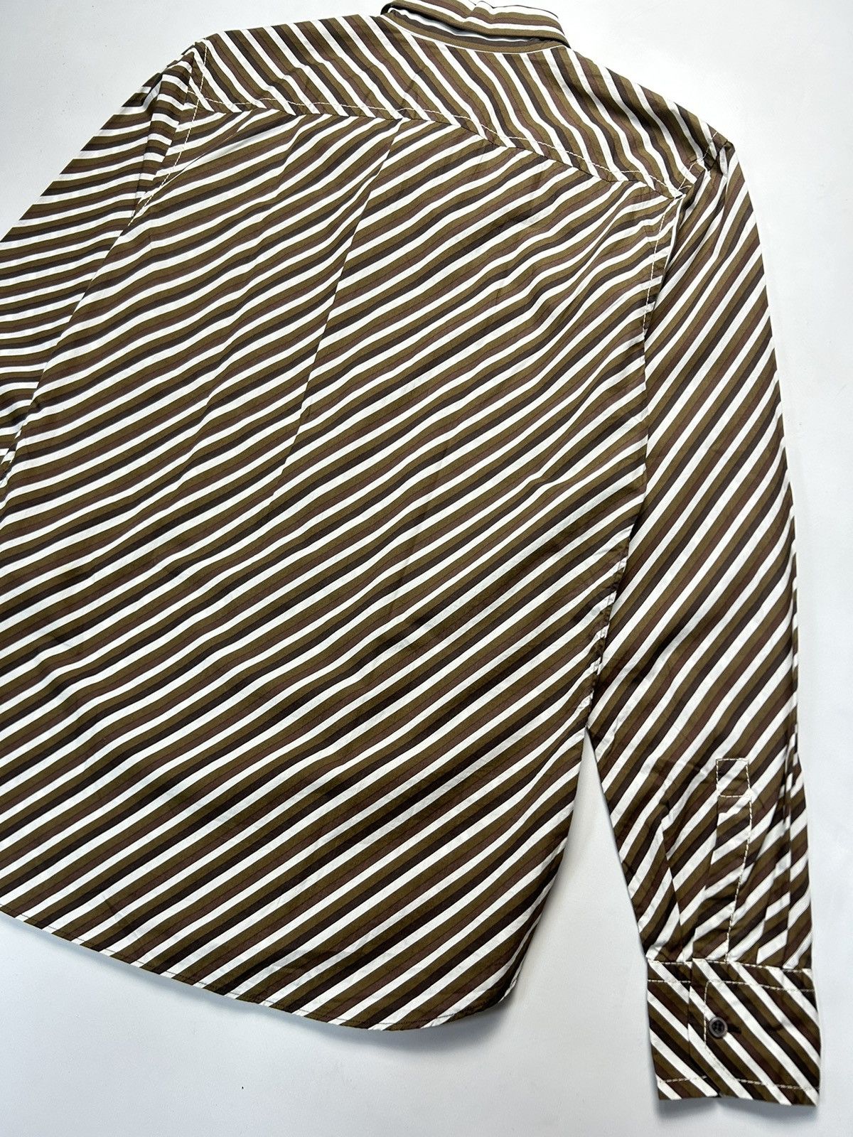 Prada Prada Casual Striped Shirt Button Up Size US L / EU 52-54 / 3 - 12 Thumbnail