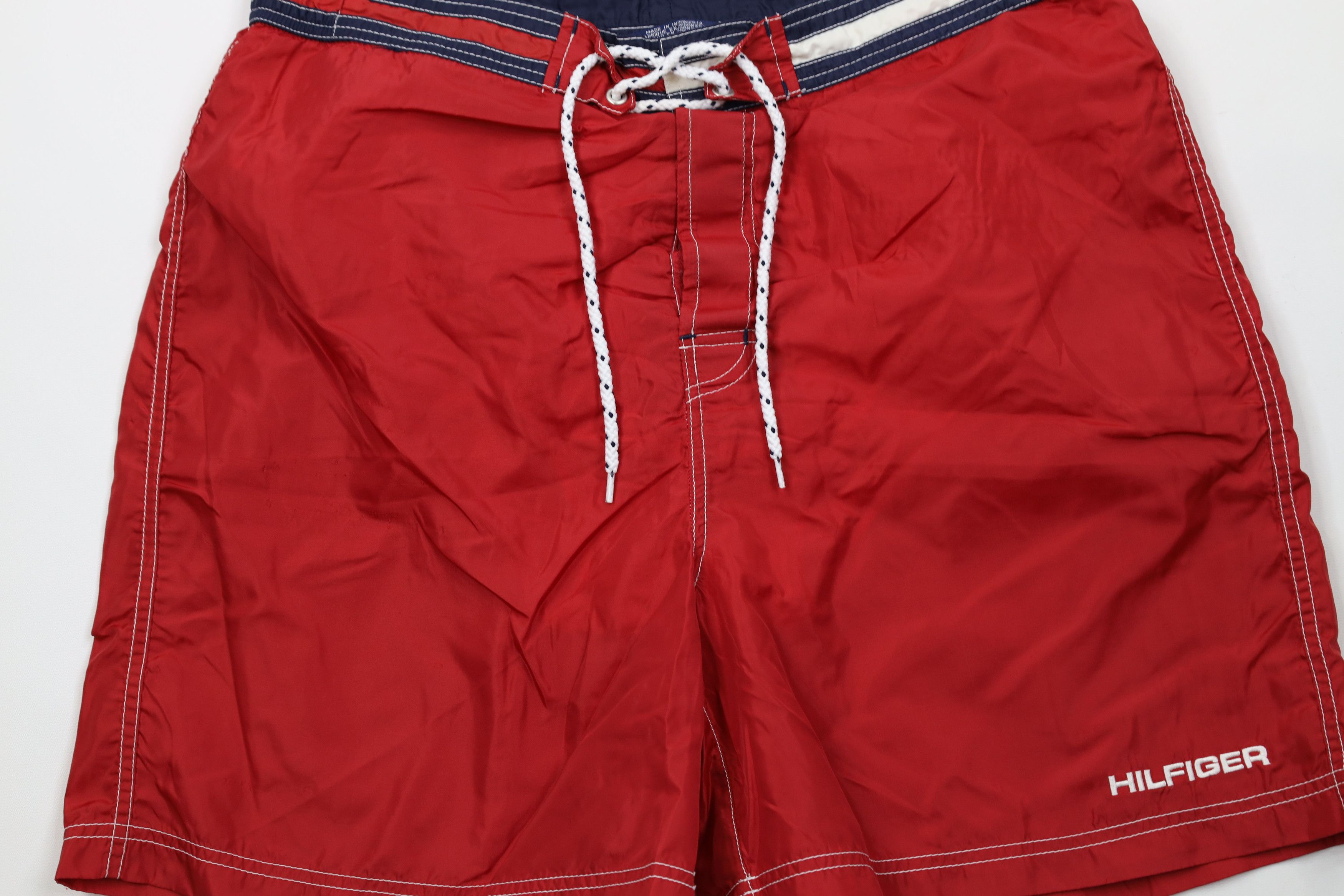 Tommy Hilfiger × Vintage Vintage 90s Tommy Hilfiger Above Knee Shorts Swim Trunks Size US 36 / EU 52 - 3 Thumbnail