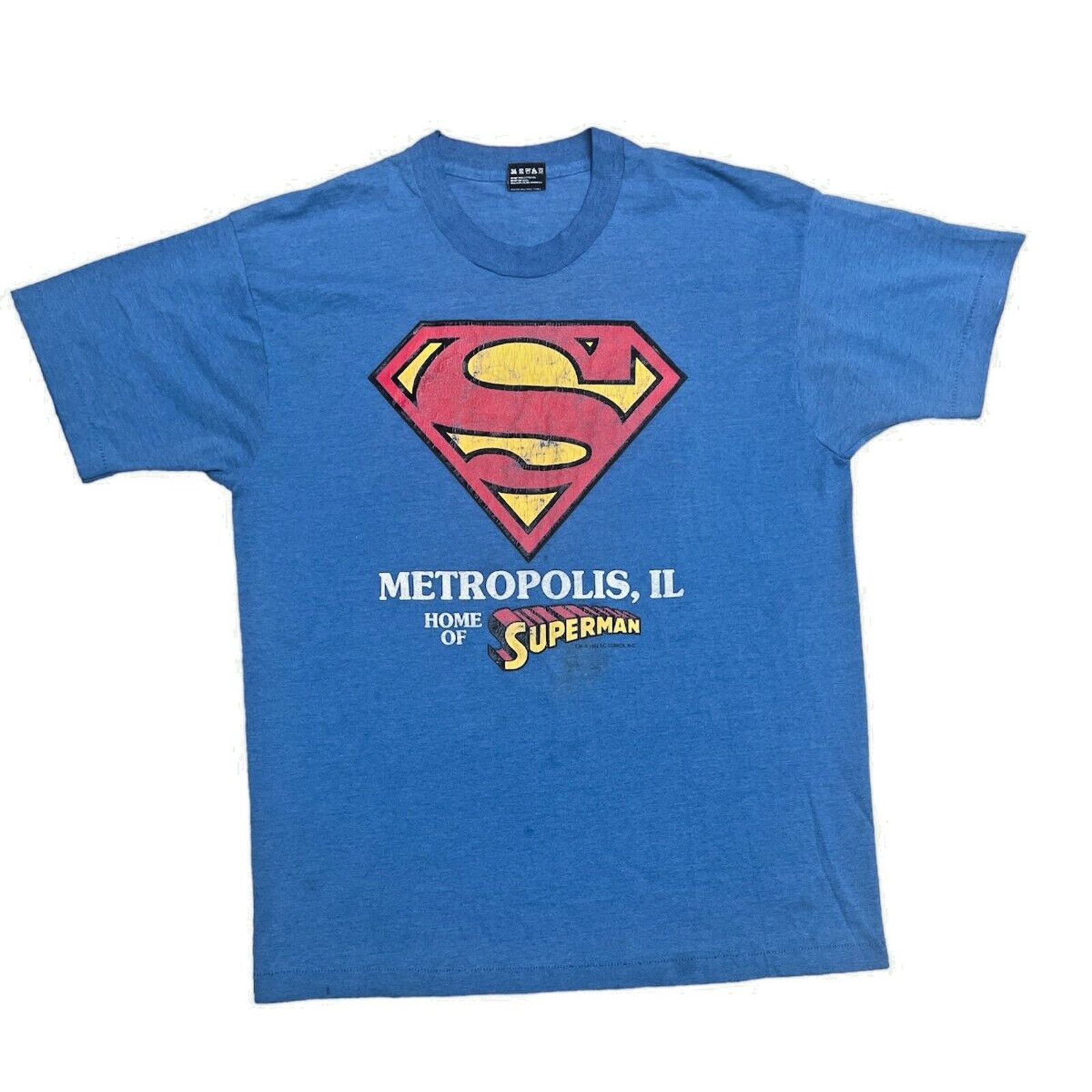 Fruit Of The Loom Vintage Superman DC Comics 1992 90s Men’s Shirt XL Size US XL / EU 56 / 4 - 1 Thumbnail