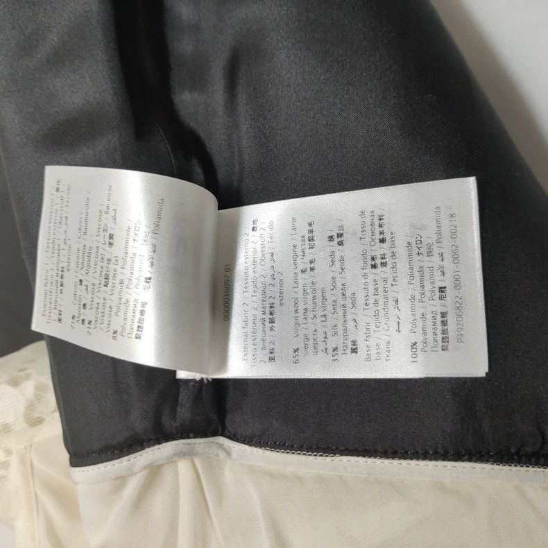 Valentino Valentino Cotton-paneled wool mulberry silk blend contrast Size XS / US 0-2 / IT 36-38 - 6 Thumbnail