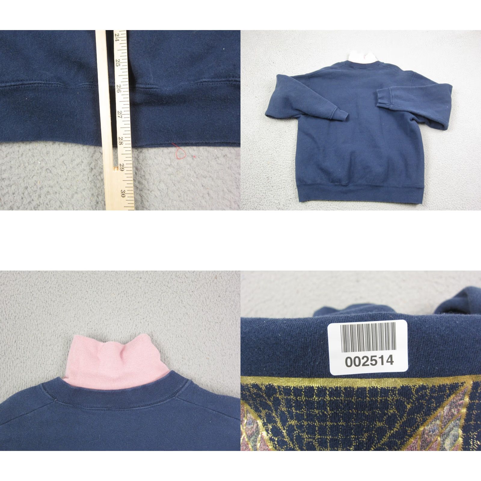 Fruit Of The Loom VINTAGE Sweatshirt Womens XL Blue Crossroads Designs 90s Size XL / US 12-14 / IT 48-50 - 9 Thumbnail