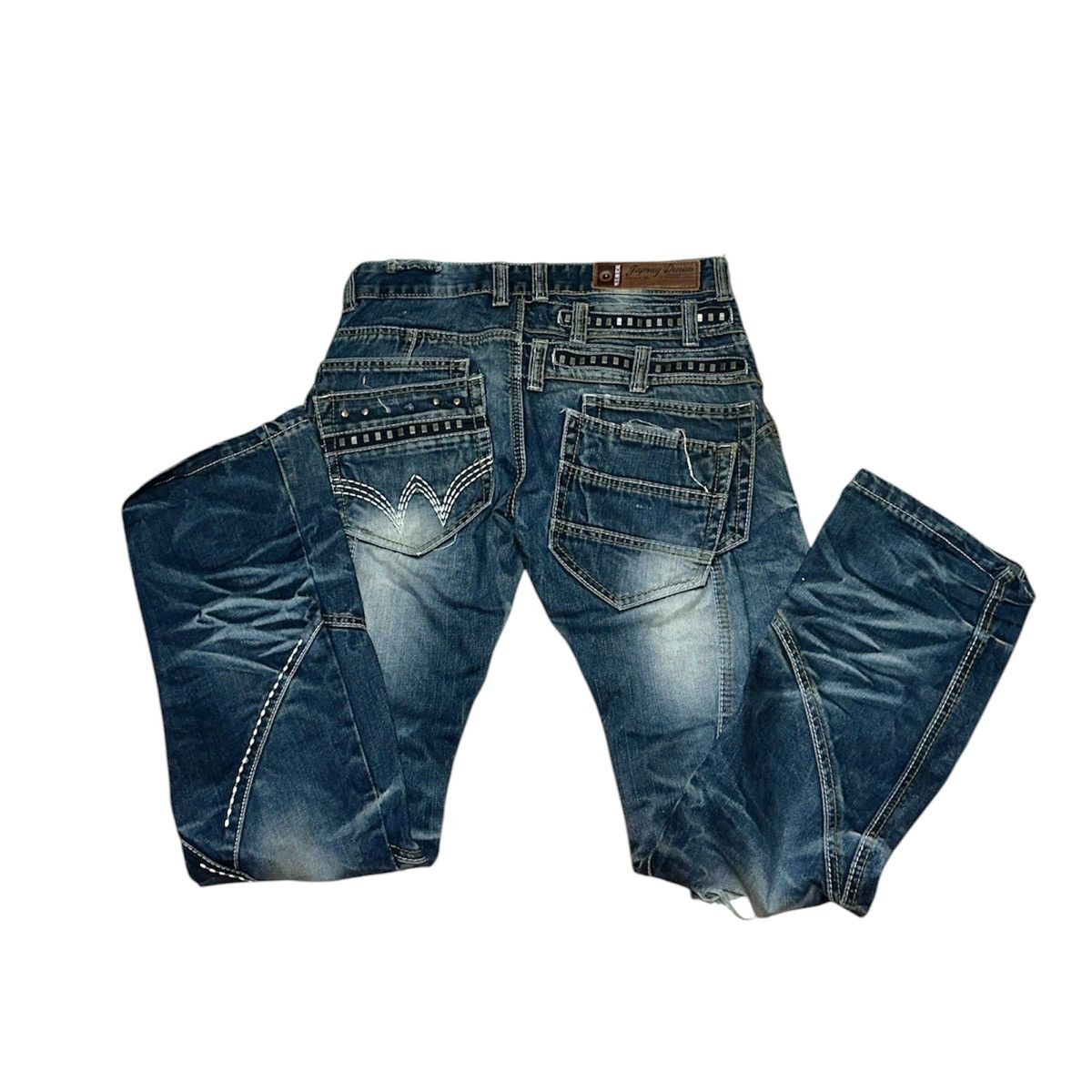 Japanese Brand Rare Designer Japarg Denim by Okishana Samoki Size 30 Size US 30 / EU 46 - 5 Thumbnail