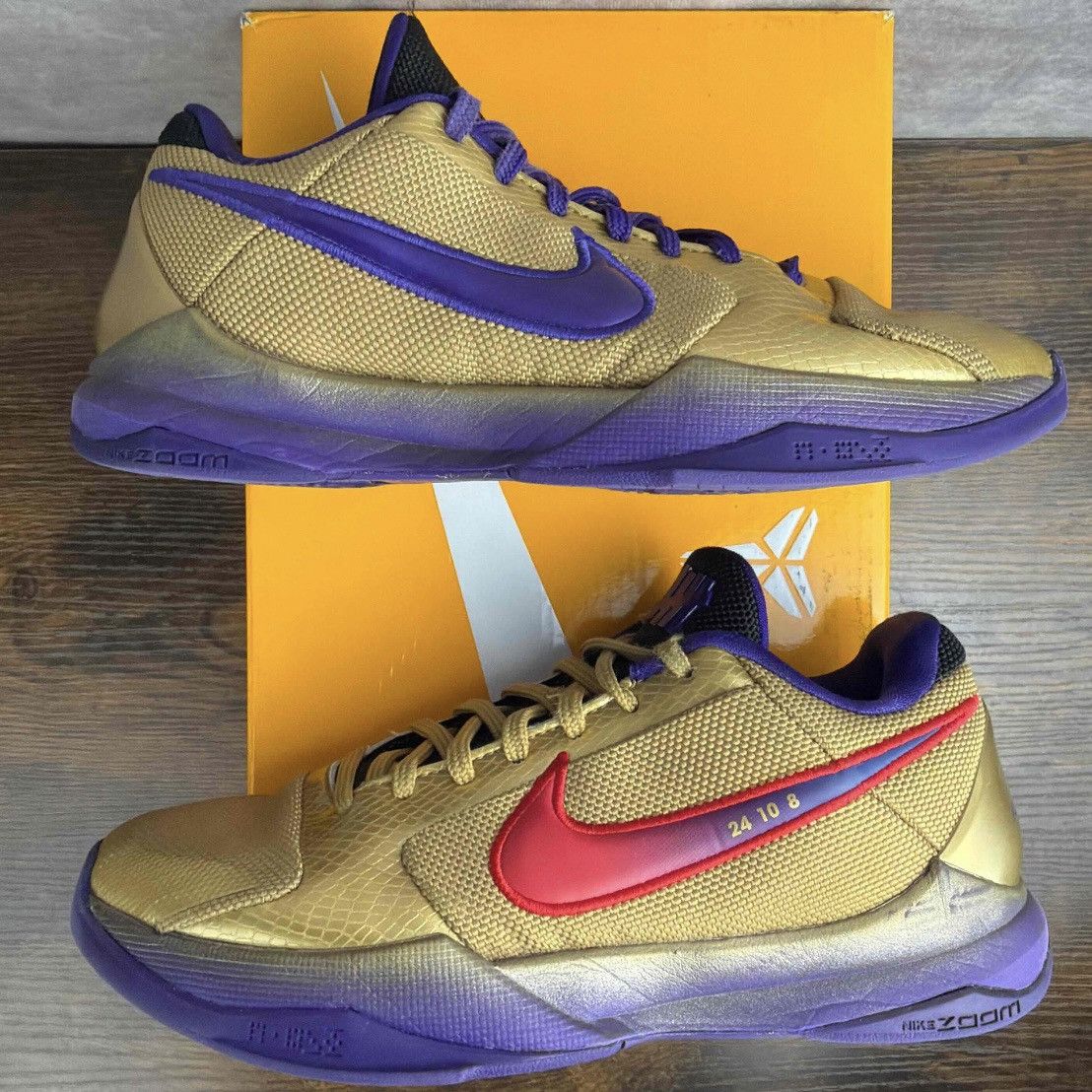 Nike × Undefeated Nike Zoom Kobe 5 Protro x Undefeated Hall Of Fame DA6809-700 Size US 7 / EU 40 - 3 Thumbnail