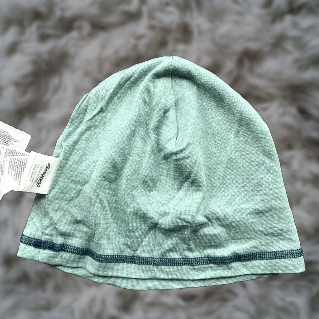 Vintage Bergans of Norway Beanie Hat One Size Merino Wool Lightweight Outdoor Stretch Knit Blue Unisex Adults Womens Mens Size ONE SIZE - 1 Thumbnail