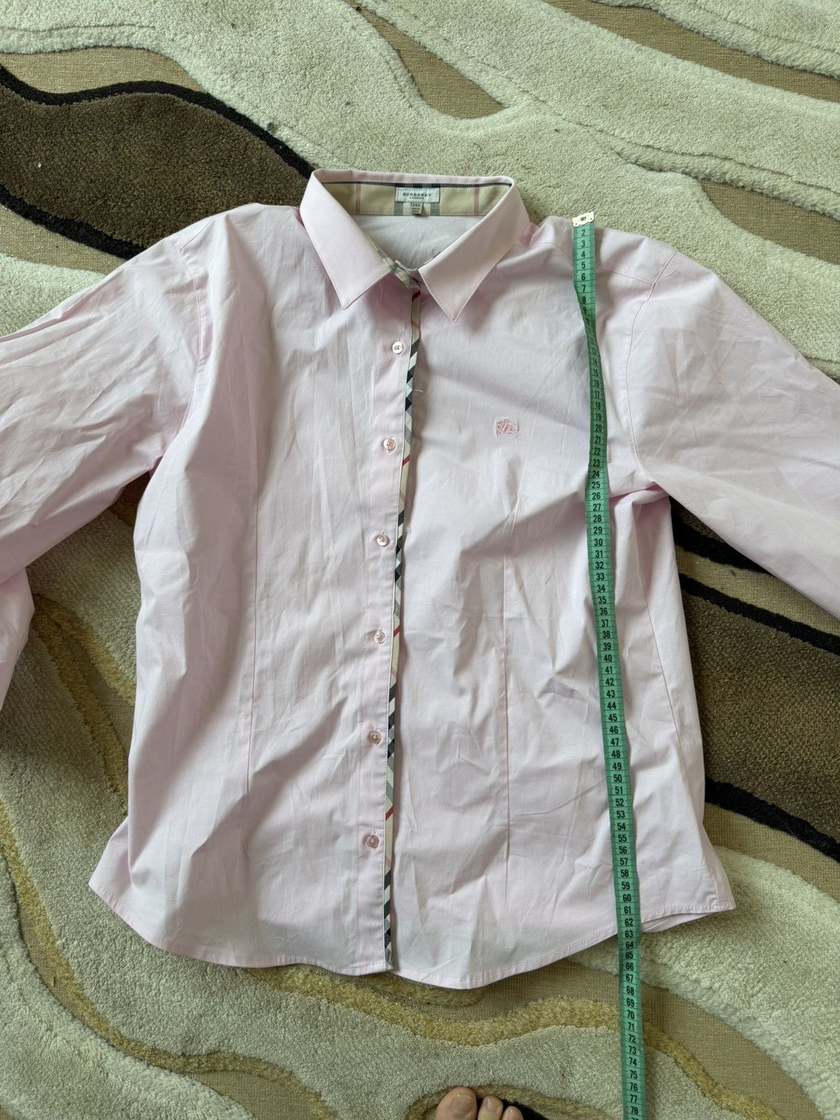 Burberry Burberry Luxury Y2K Shirt Pink Size US M / EU 48-50 / 2 - 8 Thumbnail