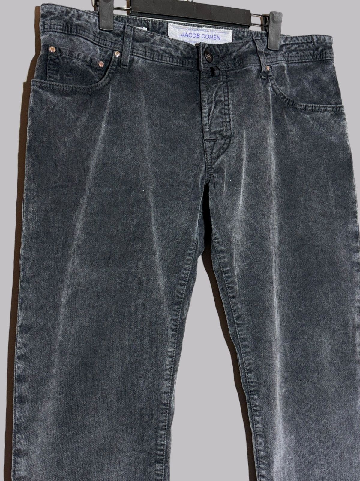 Jacob Cohen Jacob Cohen 622 Style Italian Designer Pants Like Velour Size US 35 - 4 Thumbnail