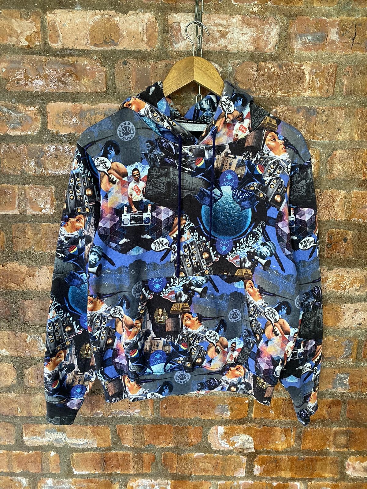 ANDSUNS 🔥🔥RARE!! Andsuns Japan all hip-hop legend fullprint Size US S / EU 44-46 / 1 - 2 Thumbnail