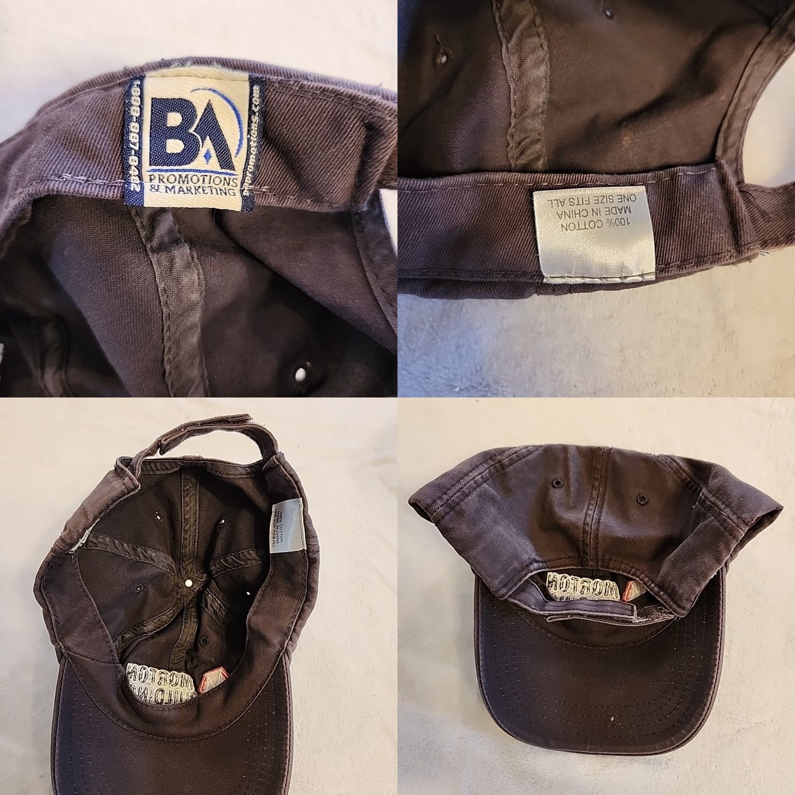 Vintage MORTON BUILDINGS Hat Gray Strap Back Cap Barn Construction Machine Shed Farm Adjustable Cotton Baseball Cap Men Size ONE SIZE - 9 Thumbnail