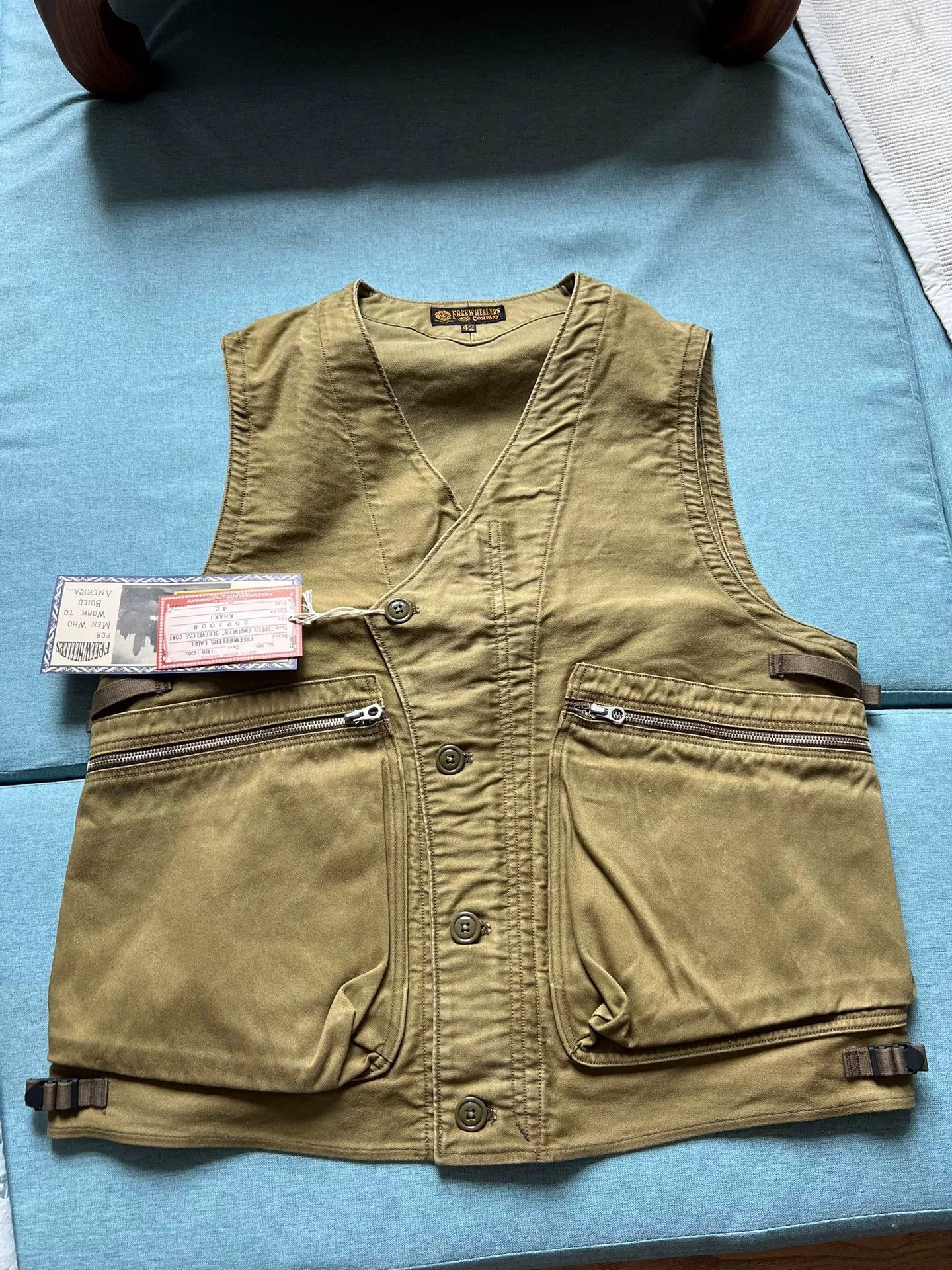Freewheelers Freewheelers 25SS Speed Engineer Vest Size US XS / EU 42 / 0 - 1 Thumbnail