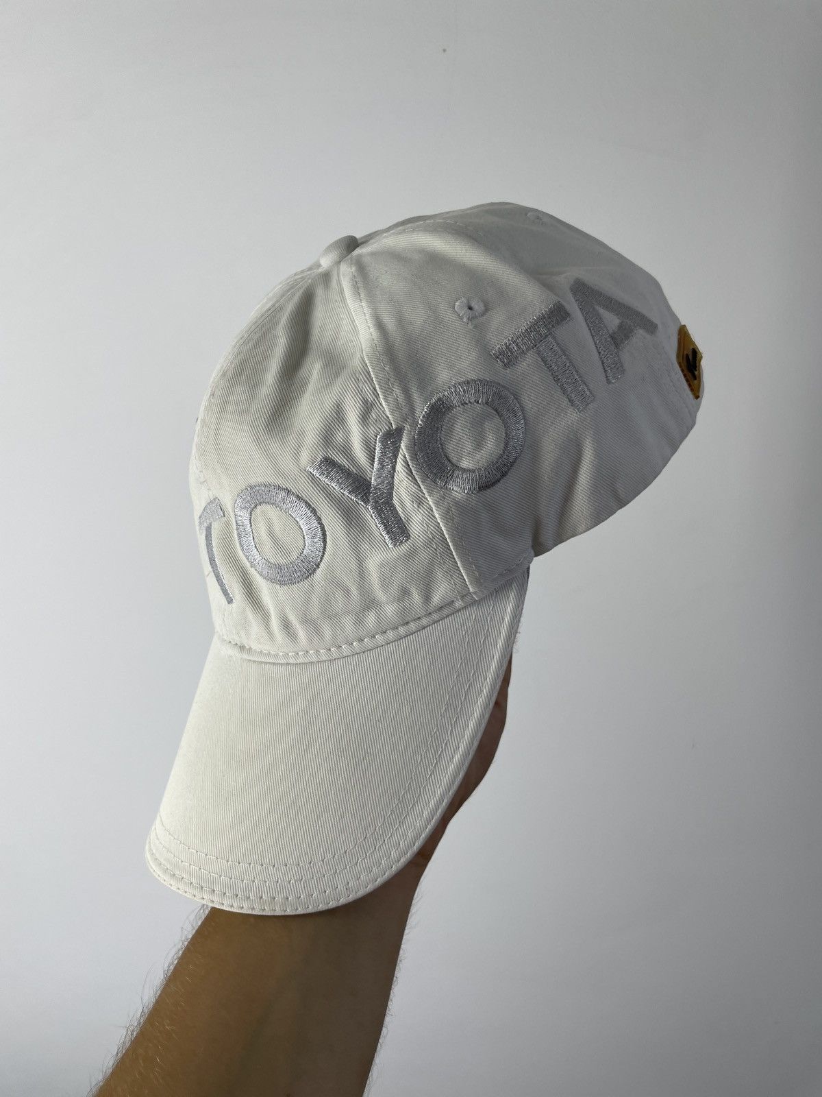 Formula 1 Vintage Toyota Panasonic racing White Cap embroidered Size ONE SIZE - 4 Thumbnail